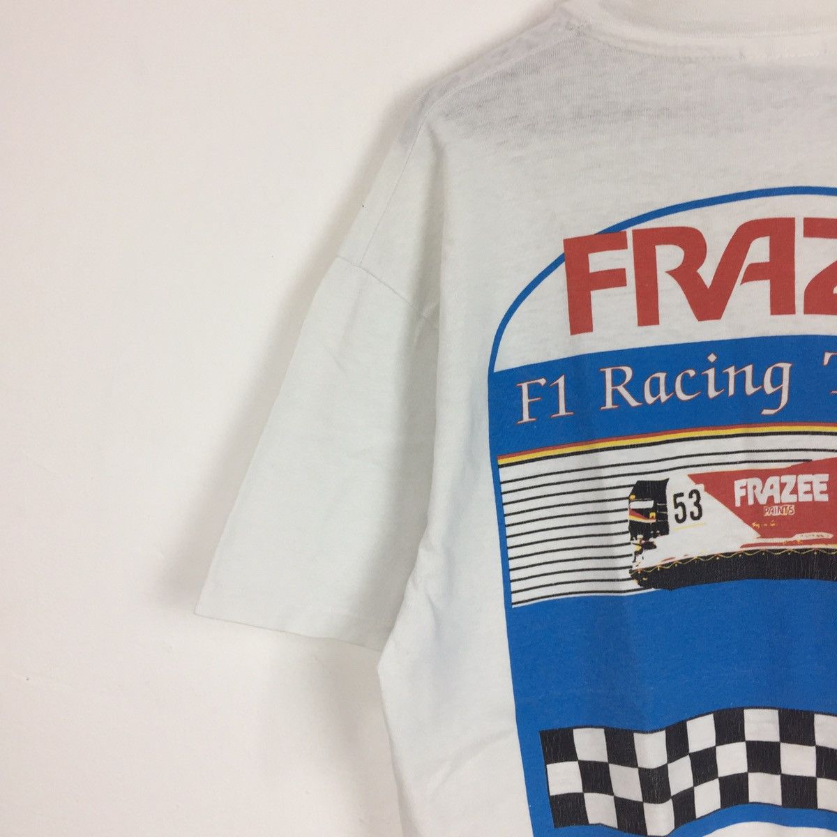 Hanes Vinatge Frazee F1 Racing Team‘95 Hanes Beffy Tee Size US L / EU 52-54 / 3 - 17 Thumbnail
