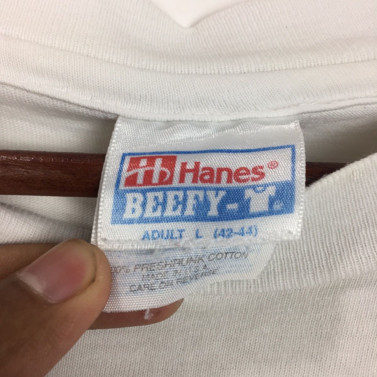 Hanes Vinatge Frazee F1 Racing Team‘95 Hanes Beffy Tee Size US L / EU 52-54 / 3 - 24 Thumbnail