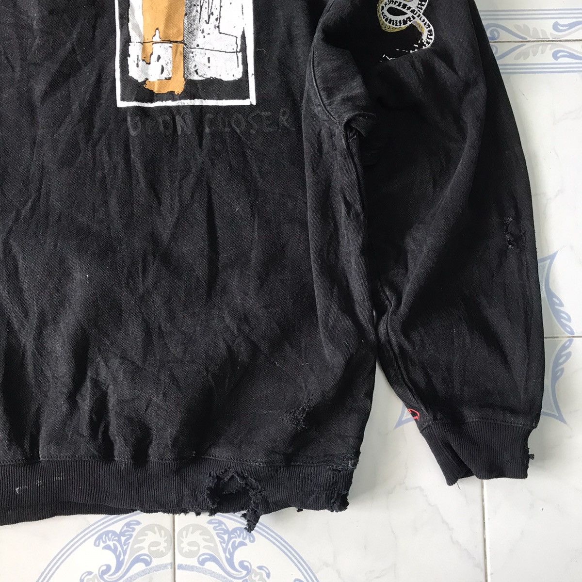 Zara Distress Zara Printed All Over Sweatshirt Like Size US M / EU 48-50 / 2 - 10 Thumbnail