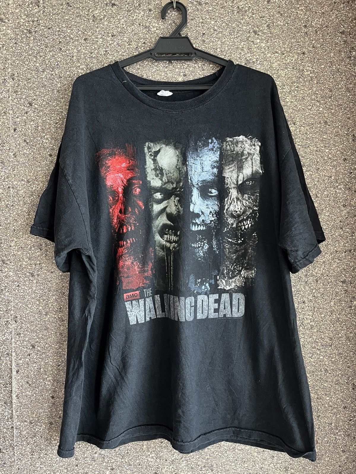 image of Vintage The Walking Dead Ft44 in Black, Men's (Size XL)