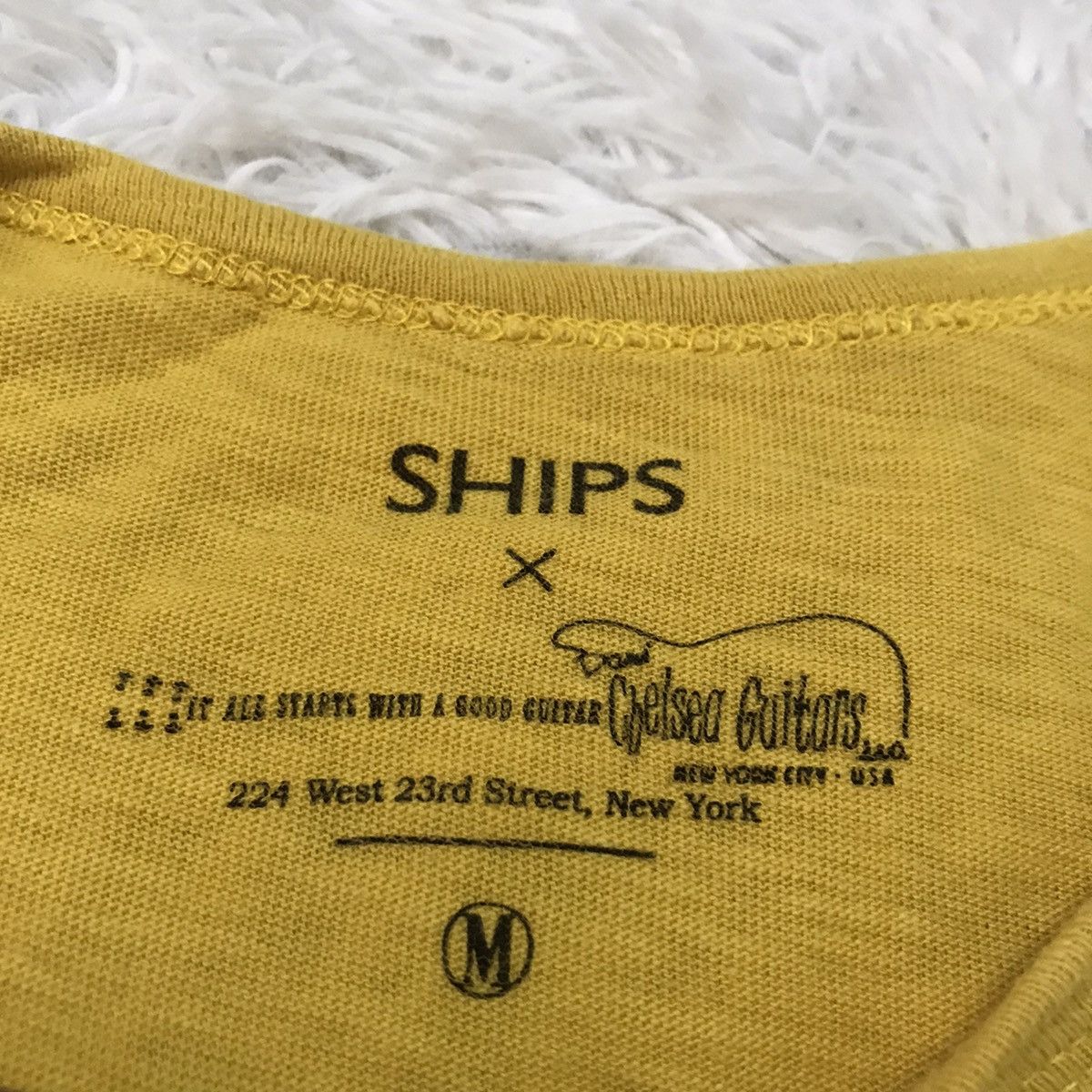 Japanese Brand × Other × SHIPS Ships x chelsea guitar new york tshirt Size US M / EU 48-50 / 2 - 11 Thumbnail