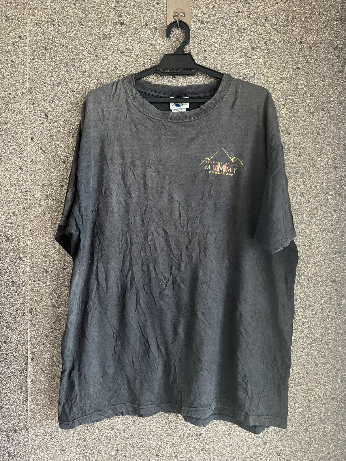 image of Vintage Revenge Of The Mummy Ft43 in Black, Men's (Size XL)