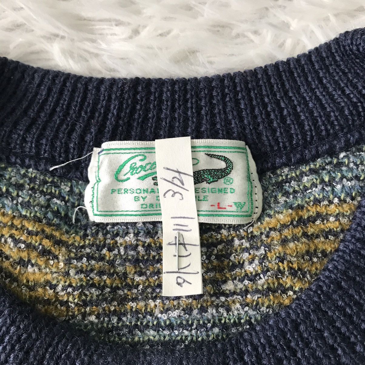 Japanese Brand Vtg Crocodile Nice Art Knit Sweater Jumper Size US L / EU 52-54 / 3 - 14 Thumbnail