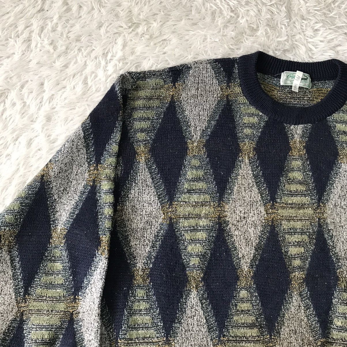Japanese Brand Vtg Crocodile Nice Art Knit Sweater Jumper Size US L / EU 52-54 / 3 - 6 Thumbnail