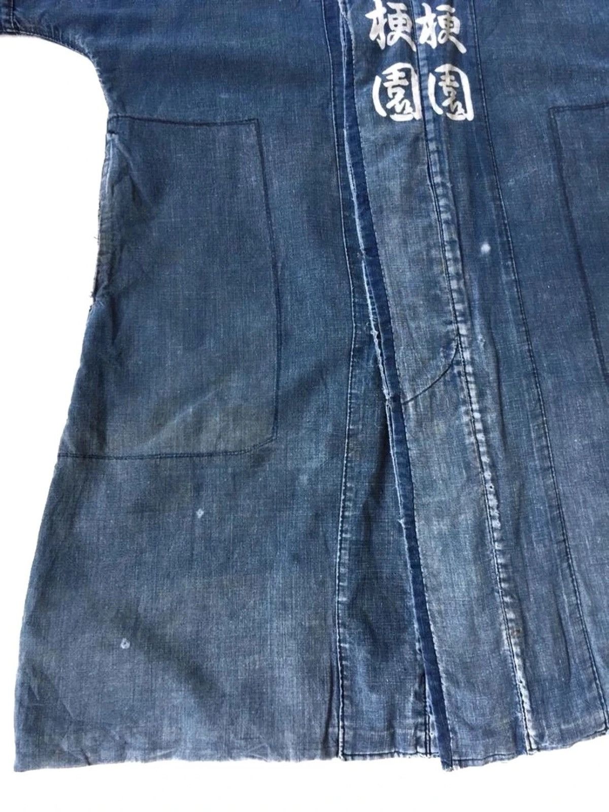 Indigo × Vintage 💥Vintage Rare Distressed Indigo Kimono Jacket Size US M / EU 48-50 / 2 - 10 Thumbnail