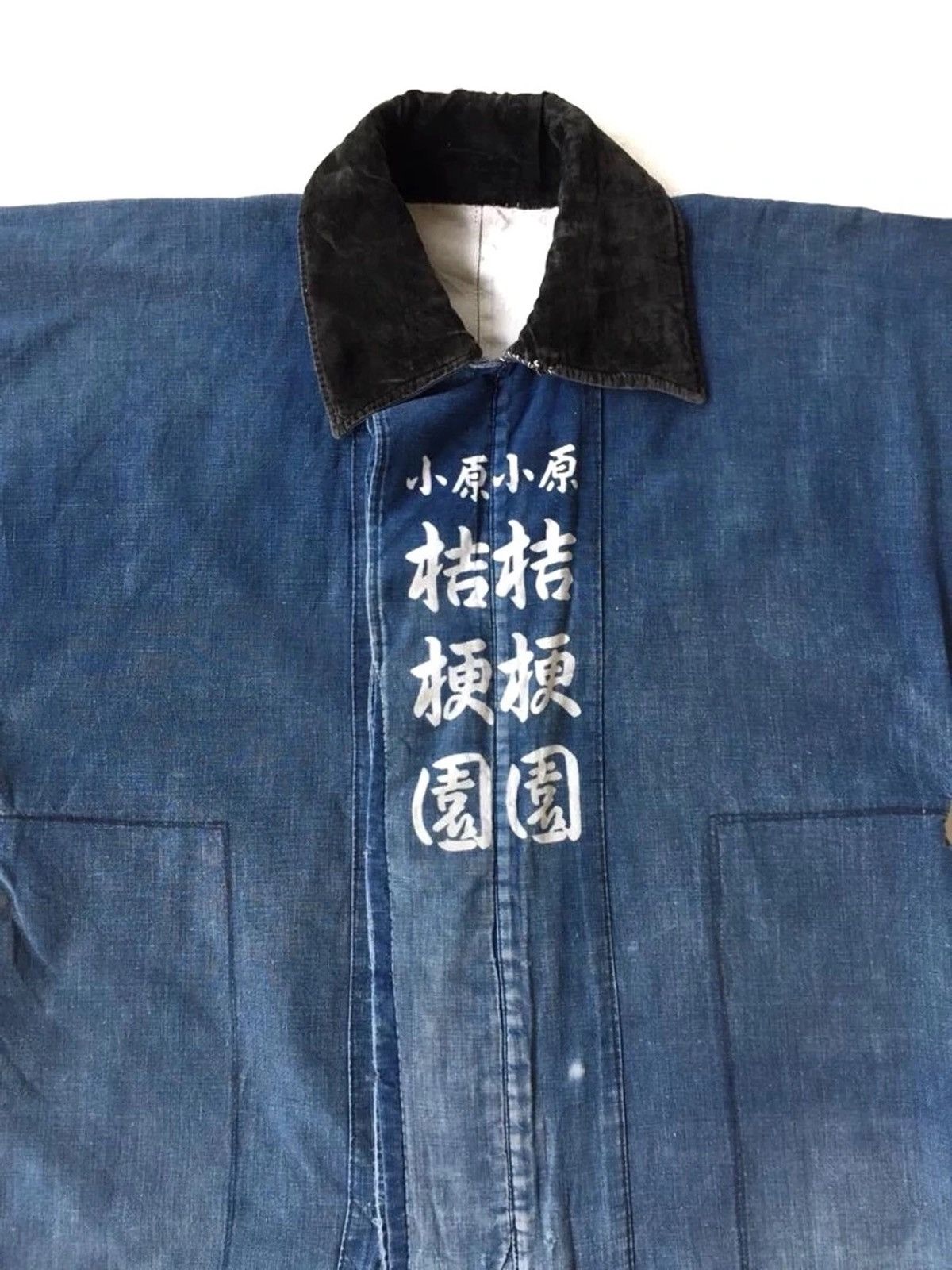 Indigo × Vintage 💥Vintage Rare Distressed Indigo Kimono Jacket Size US M / EU 48-50 / 2 - 2 Thumbnail