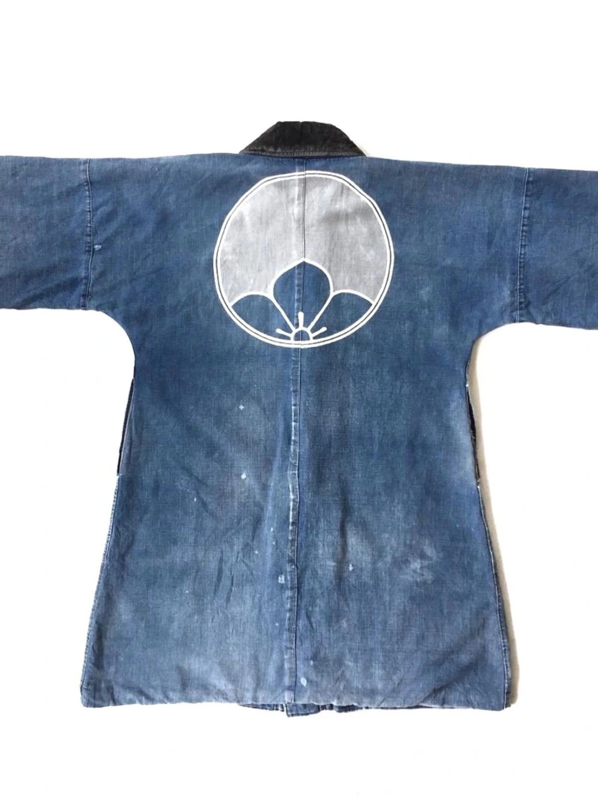Indigo × Vintage 💥Vintage Rare Distressed Indigo Kimono Jacket Size US M / EU 48-50 / 2 - 3 Thumbnail