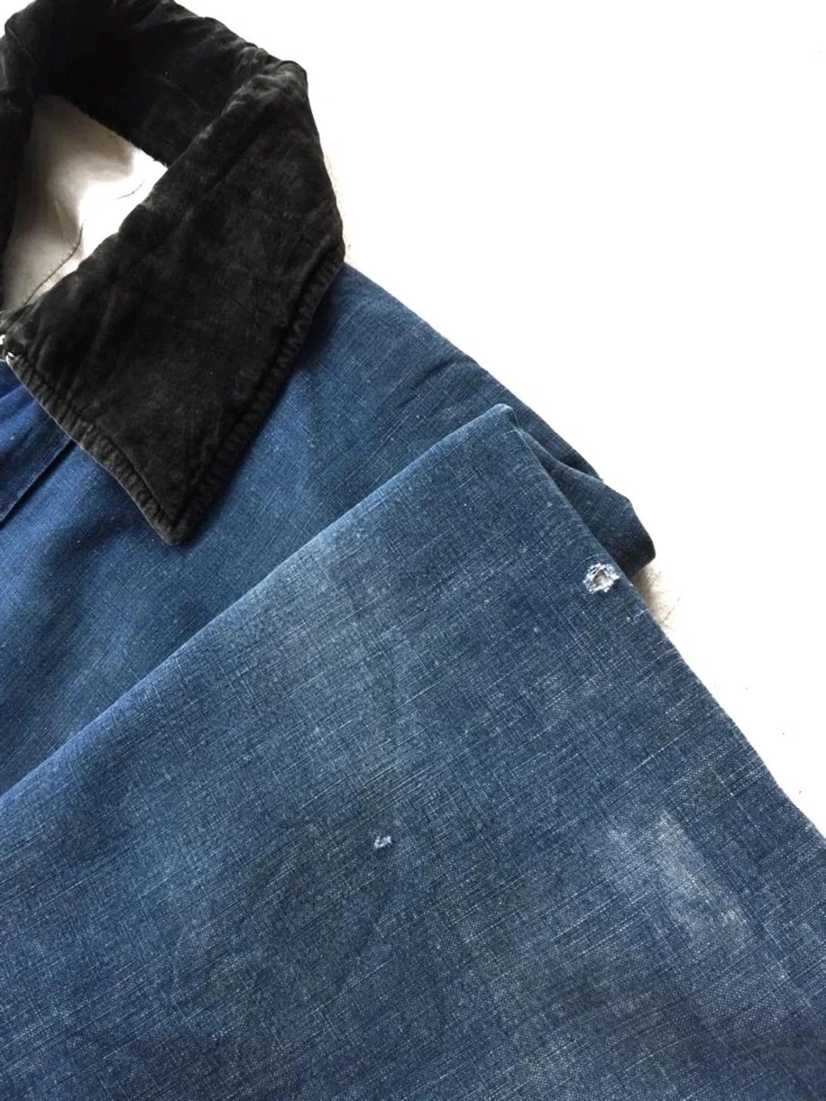 Indigo × Vintage 💥Vintage Rare Distressed Indigo Kimono Jacket Size US M / EU 48-50 / 2 - 6 Thumbnail