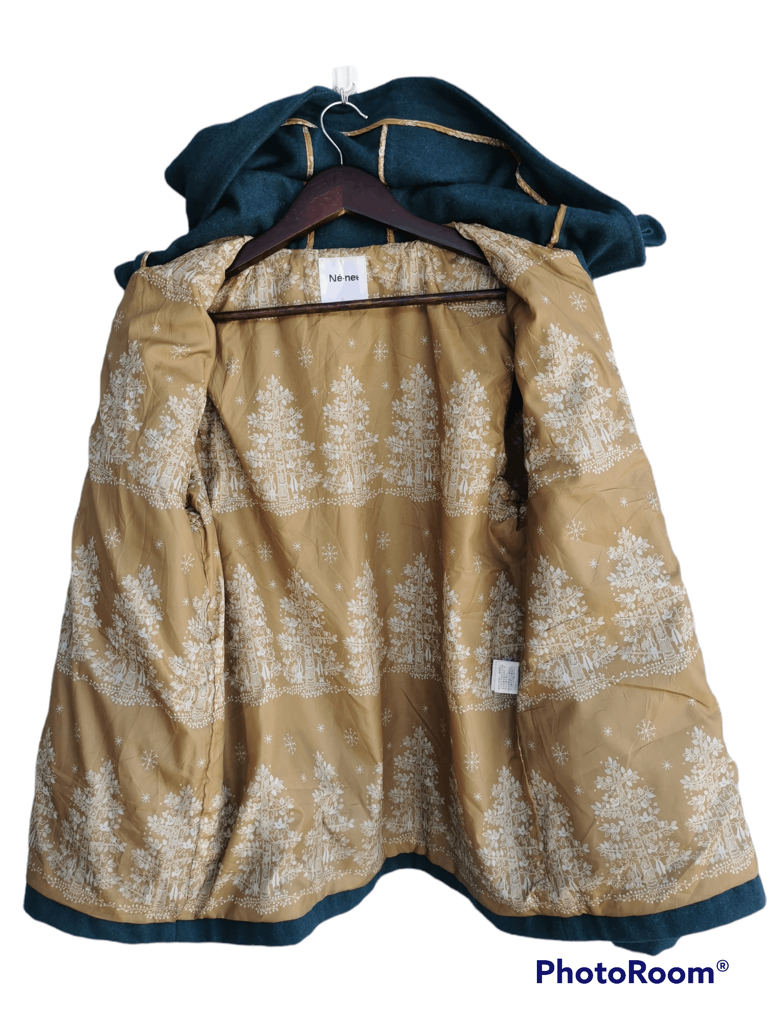 Issey Miyake Ne-net by Issey Miyake Hooded Duffle Wool Jacket Size US L / EU 52-54 / 3 - 3 Thumbnail