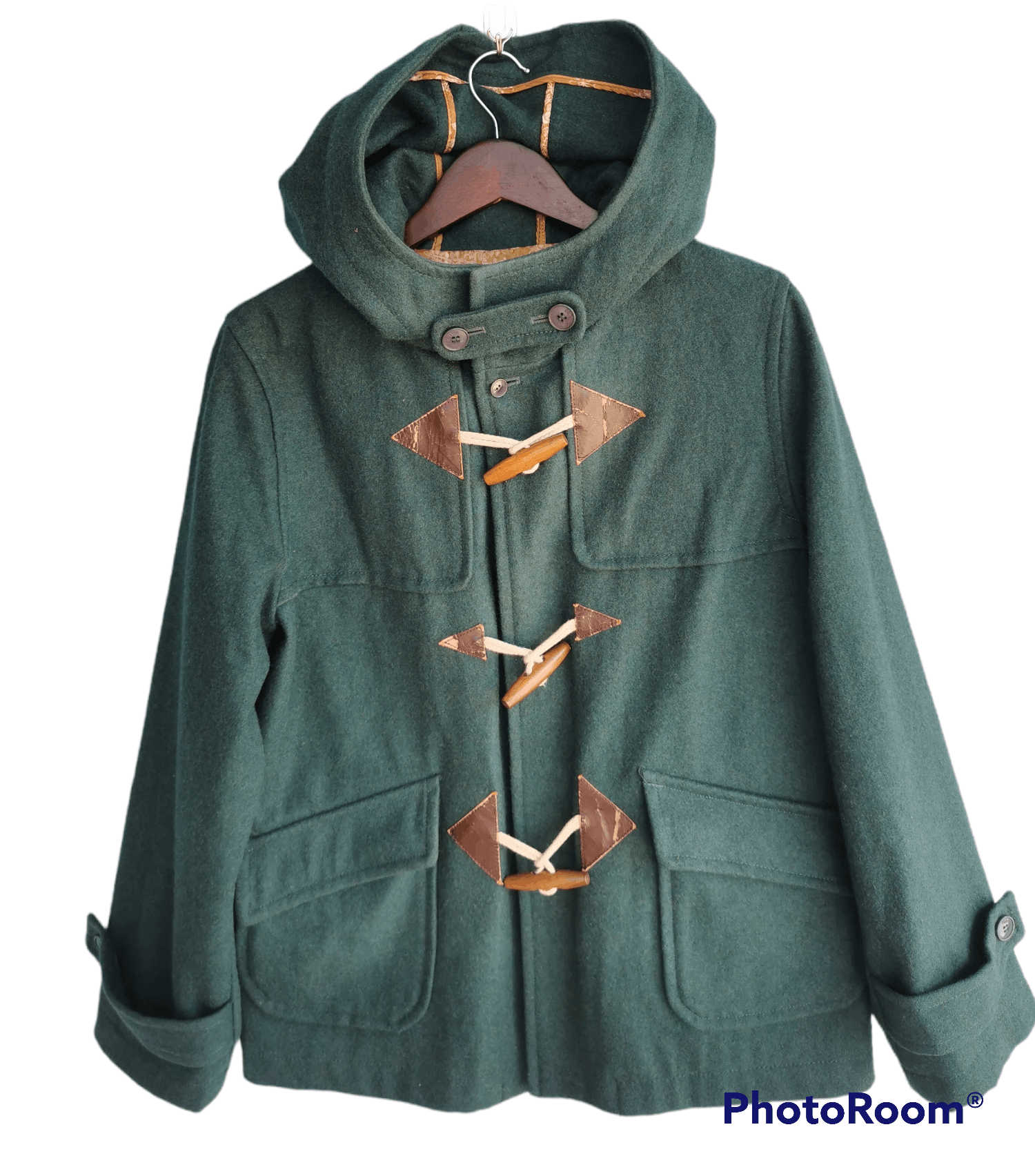 Issey Miyake Ne-net by Issey Miyake Hooded Duffle Wool Jacket Size US L / EU 52-54 / 3 - 1 Thumbnail