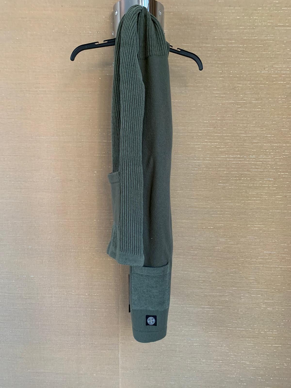 Stone Island Scarf With Pockets in olive Size ONE SIZE - 2 Thumbnail