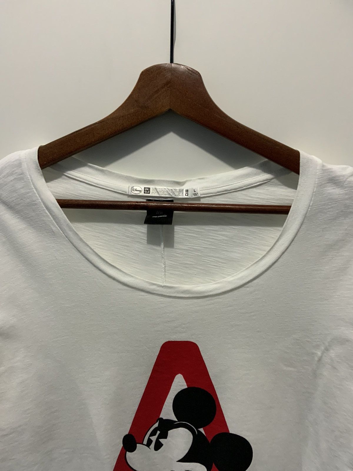 Undercover × Uniqlo Uniqlo x Undercover Mickey Mouse White Tee Size US L / EU 52-54 / 3 - 6 Thumbnail