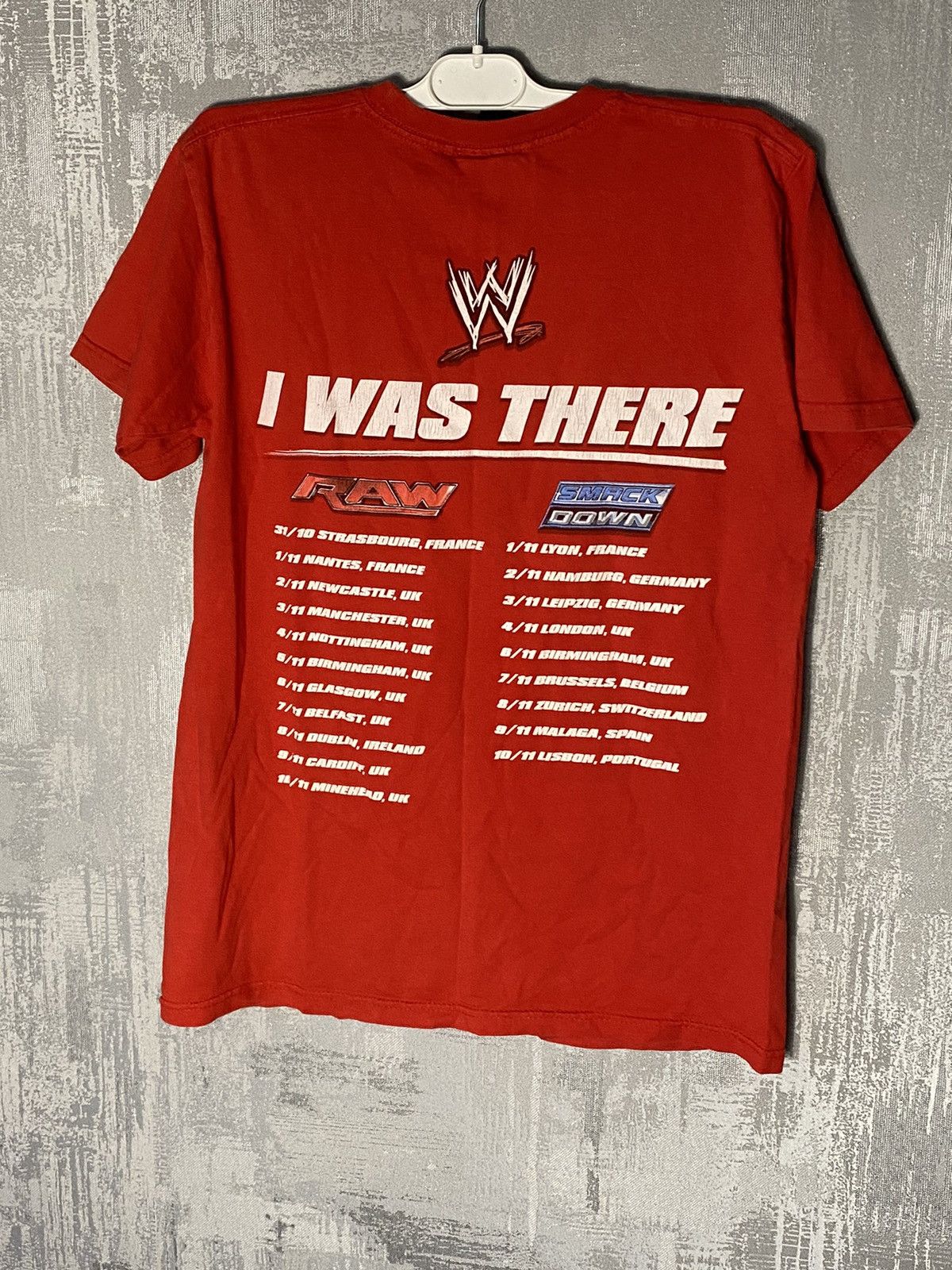 Vintage × WWE × WWF Rare Vintage 2012 WWE John Cena T-shirt Tour Raw Smack Down Size US S / EU 44-46 / 1 - 2 Thumbnail