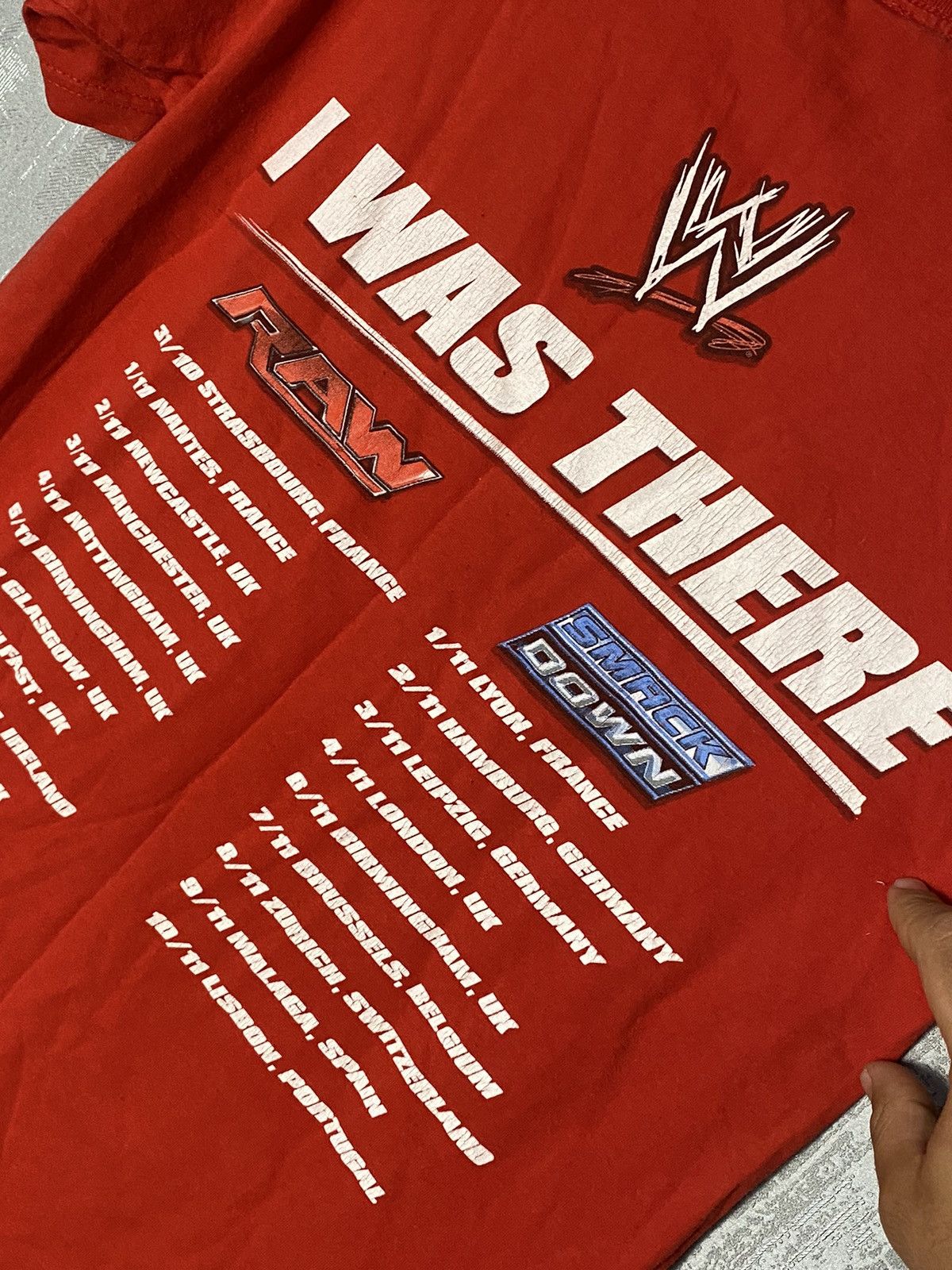 Vintage × WWE × WWF Rare Vintage 2012 WWE John Cena T-shirt Tour Raw Smack Down Size US S / EU 44-46 / 1 - 5 Thumbnail