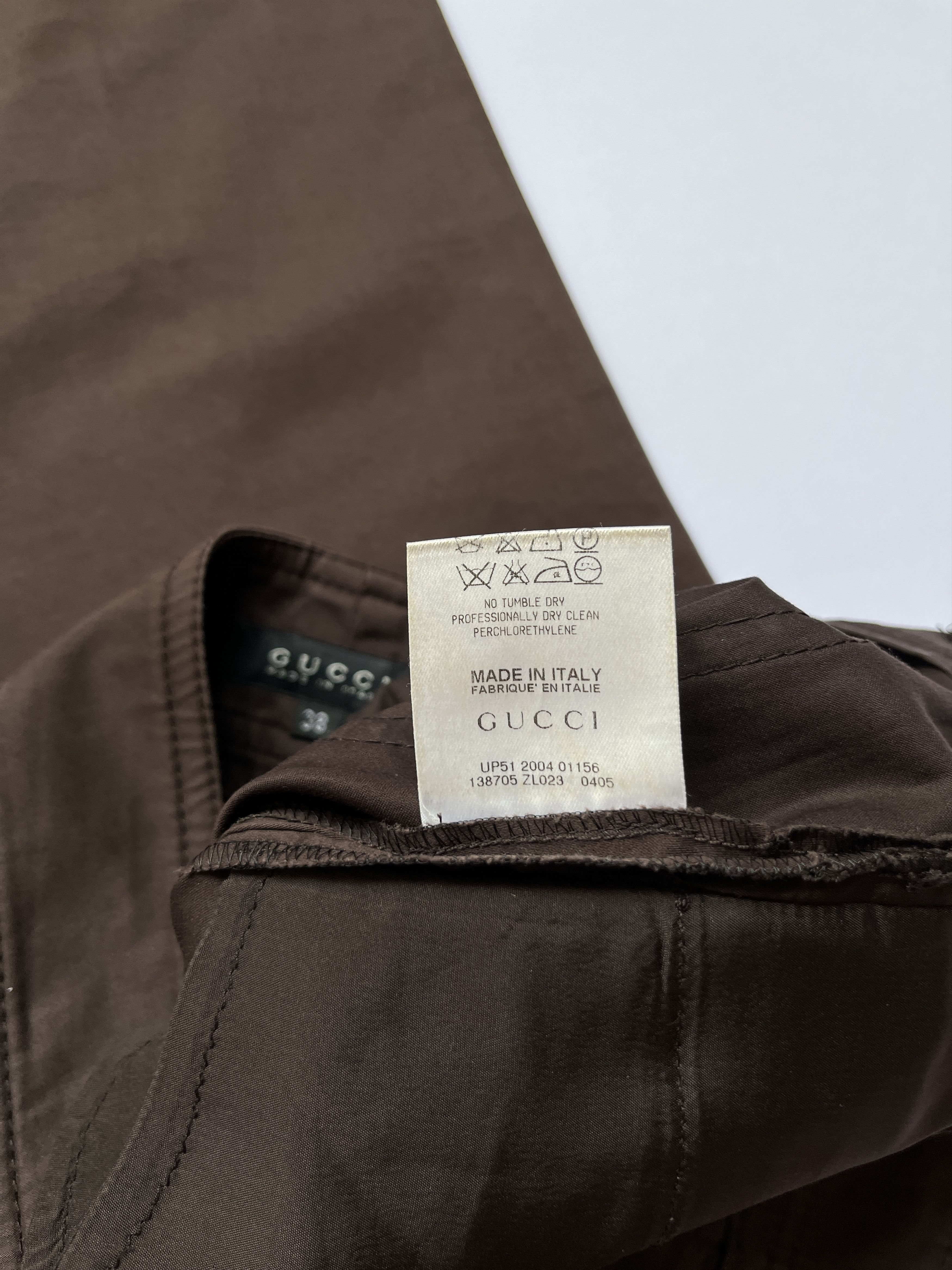 Gucci ⚡️QUICK SALE⚡️2004 Gucci by Tom Ford Brown Pants Trousers Size 27" / US 4 / IT 40 - 5 Thumbnail