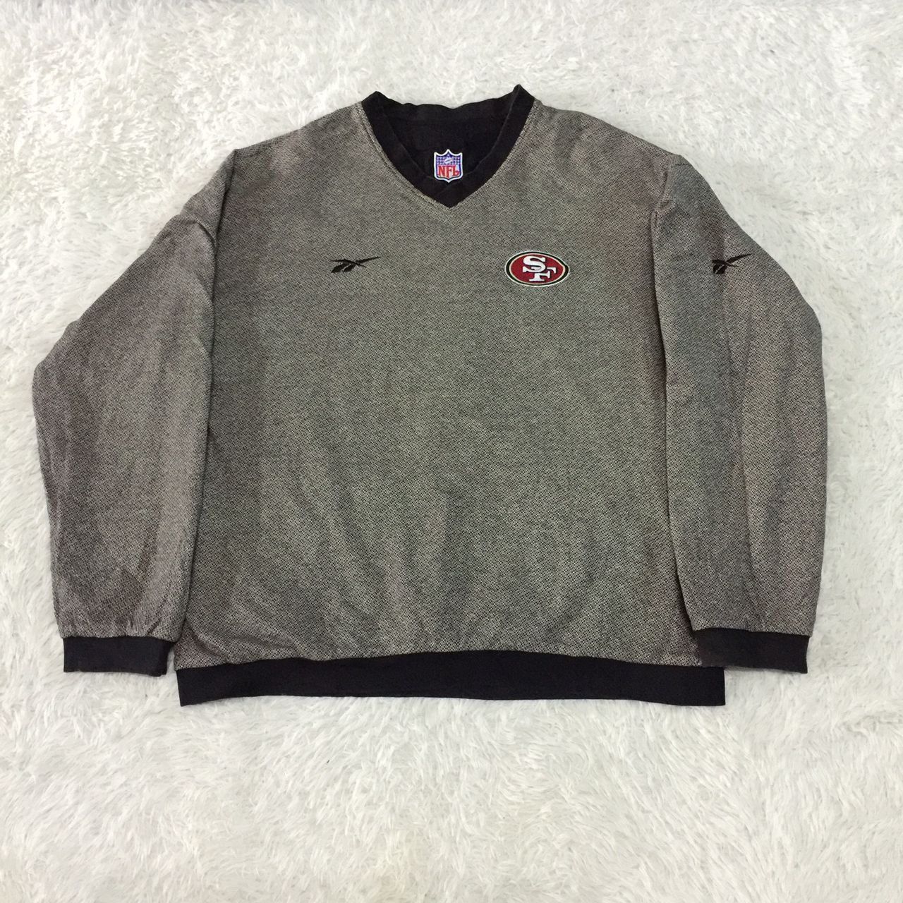 NFL NFL pro line x reebook 49ers reversible sweater sweatshirt Size US L / EU 52-54 / 3 - 3 Thumbnail