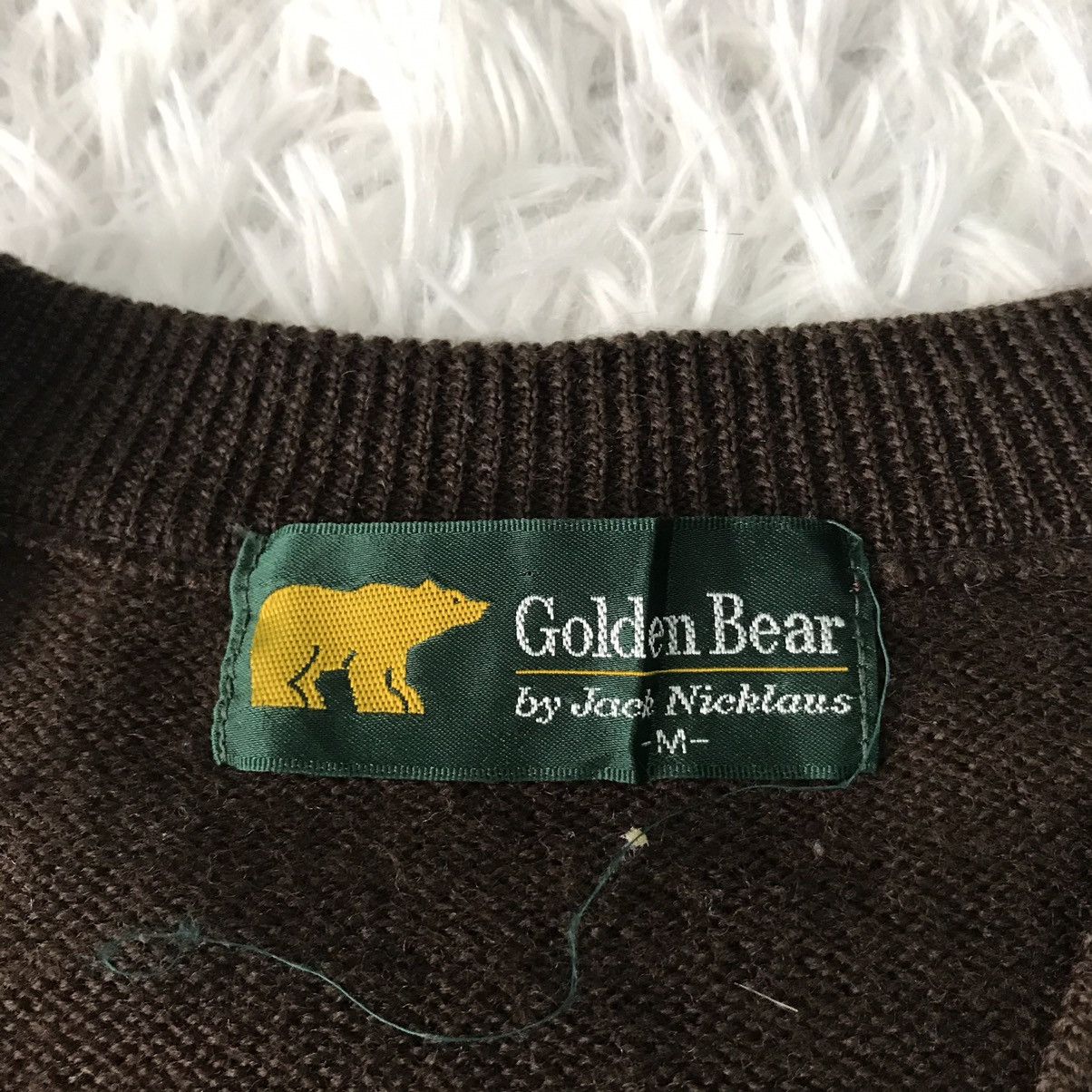 Nice Print Golden Bear Jack Nicklaus Sweater Jumper