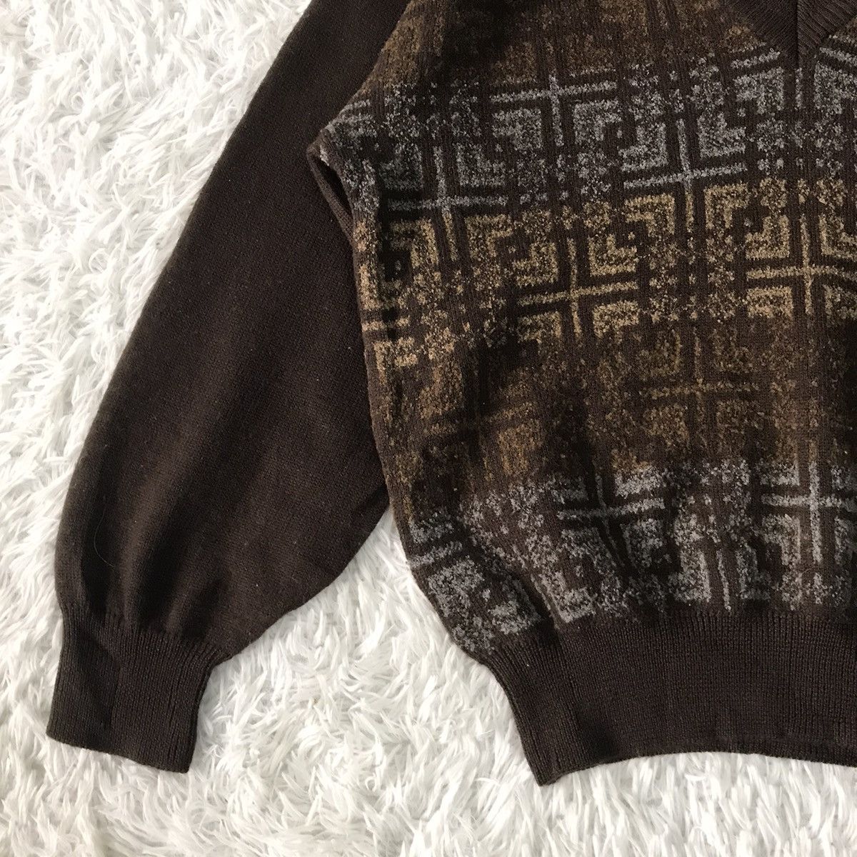 Nice Print Golden Bear Jack Nicklaus Sweater Jumper