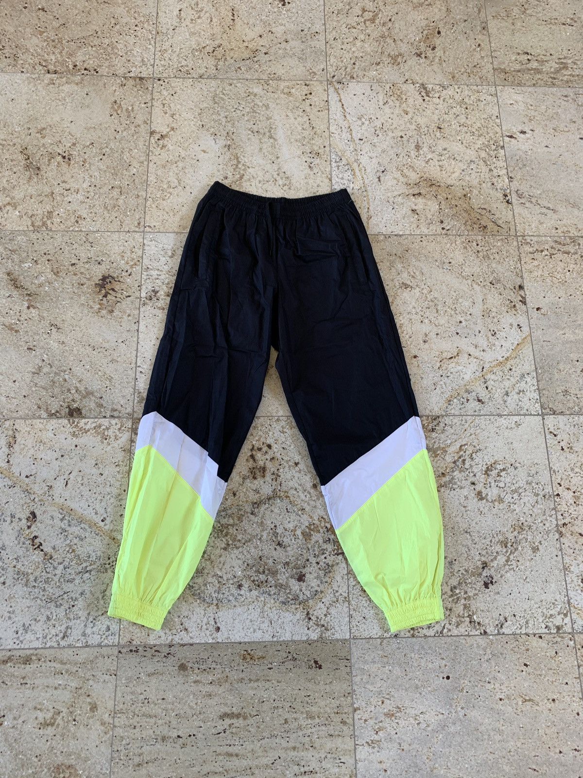 Vetements ETE19 Track Pants in Black & Highlighter Yellow Size US 30 / EU 46 - 1 Thumbnail