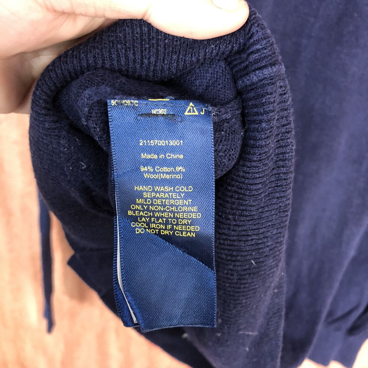 Polo Ralph Lauren DL Polo Ralph Lauren Dark Blue cardigan Knitwear #c730 Size US S / EU 44-46 / 1 - 15 Thumbnail