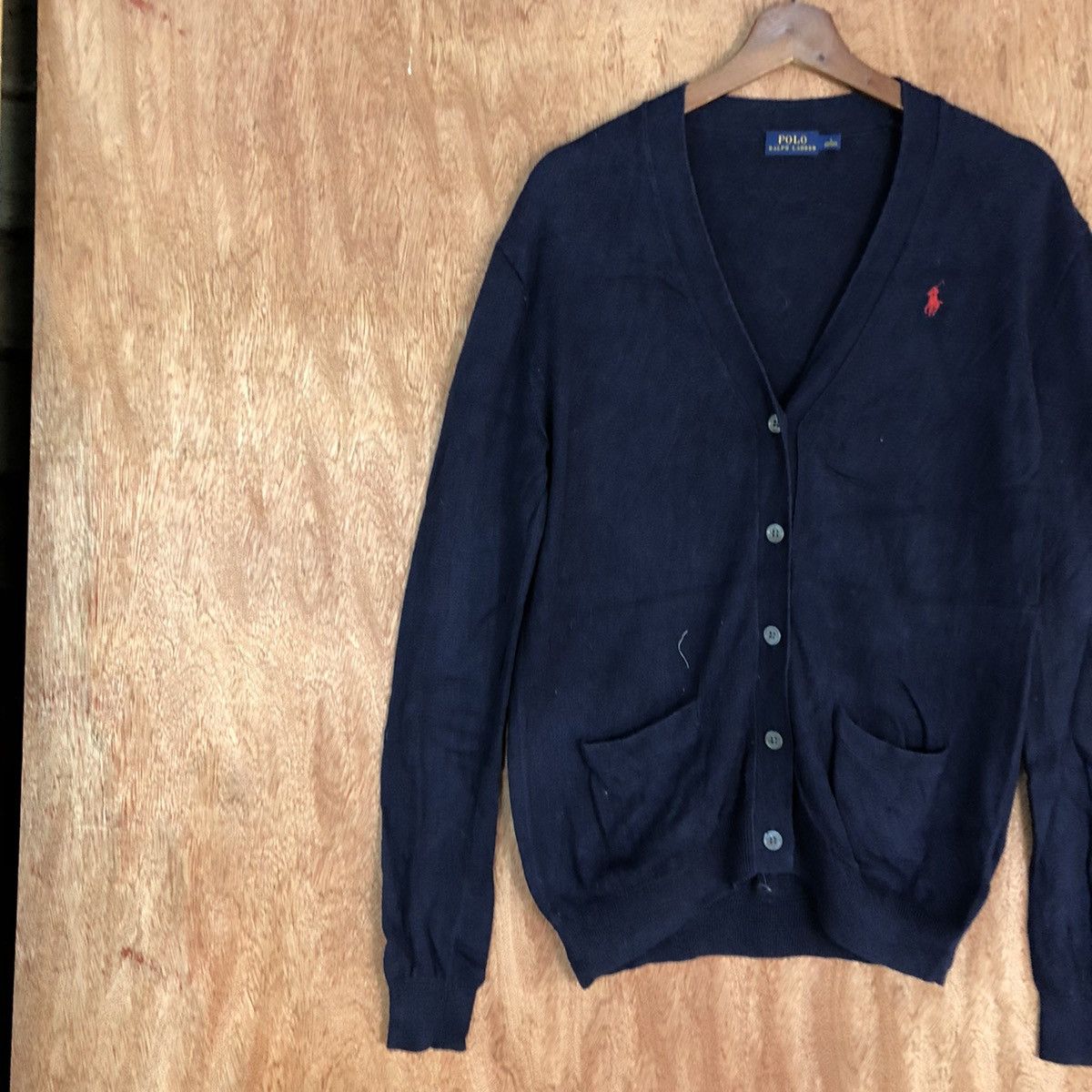 Polo Ralph Lauren DL Polo Ralph Lauren Dark Blue cardigan Knitwear #c730 Size US S / EU 44-46 / 1 - 7 Thumbnail