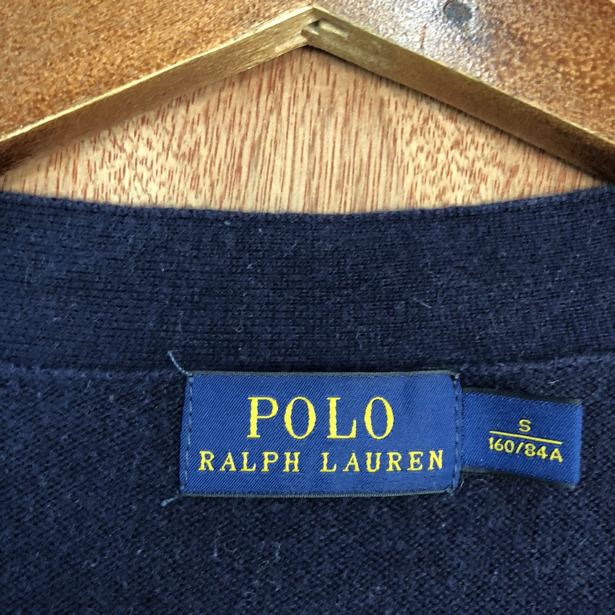 Polo Ralph Lauren DL Polo Ralph Lauren Dark Blue cardigan Knitwear #c730 Size US S / EU 44-46 / 1 - 11 Thumbnail