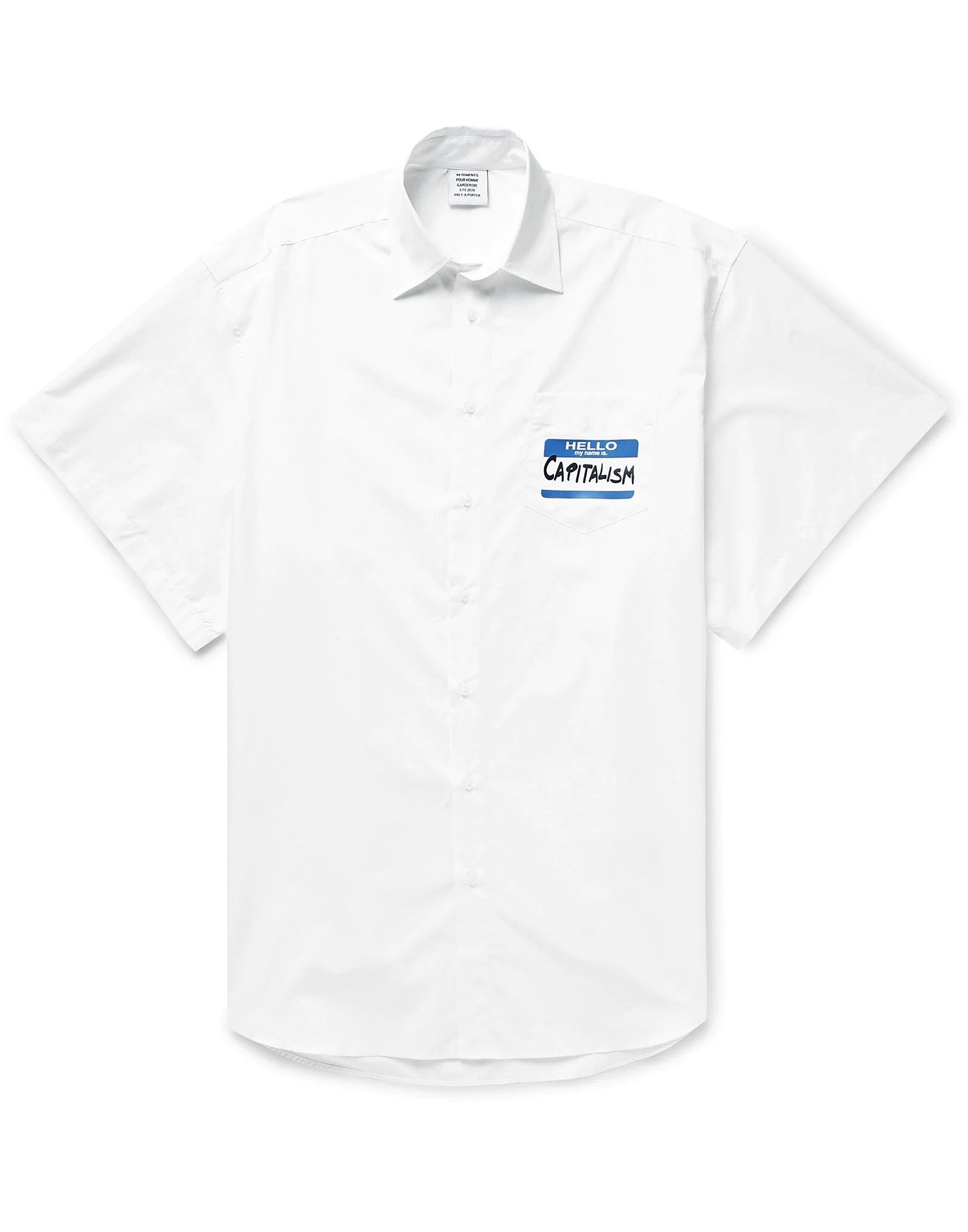 Vetements Solid Color Shirts in White Size US L / EU 52-54 / 3 - 1 Thumbnail