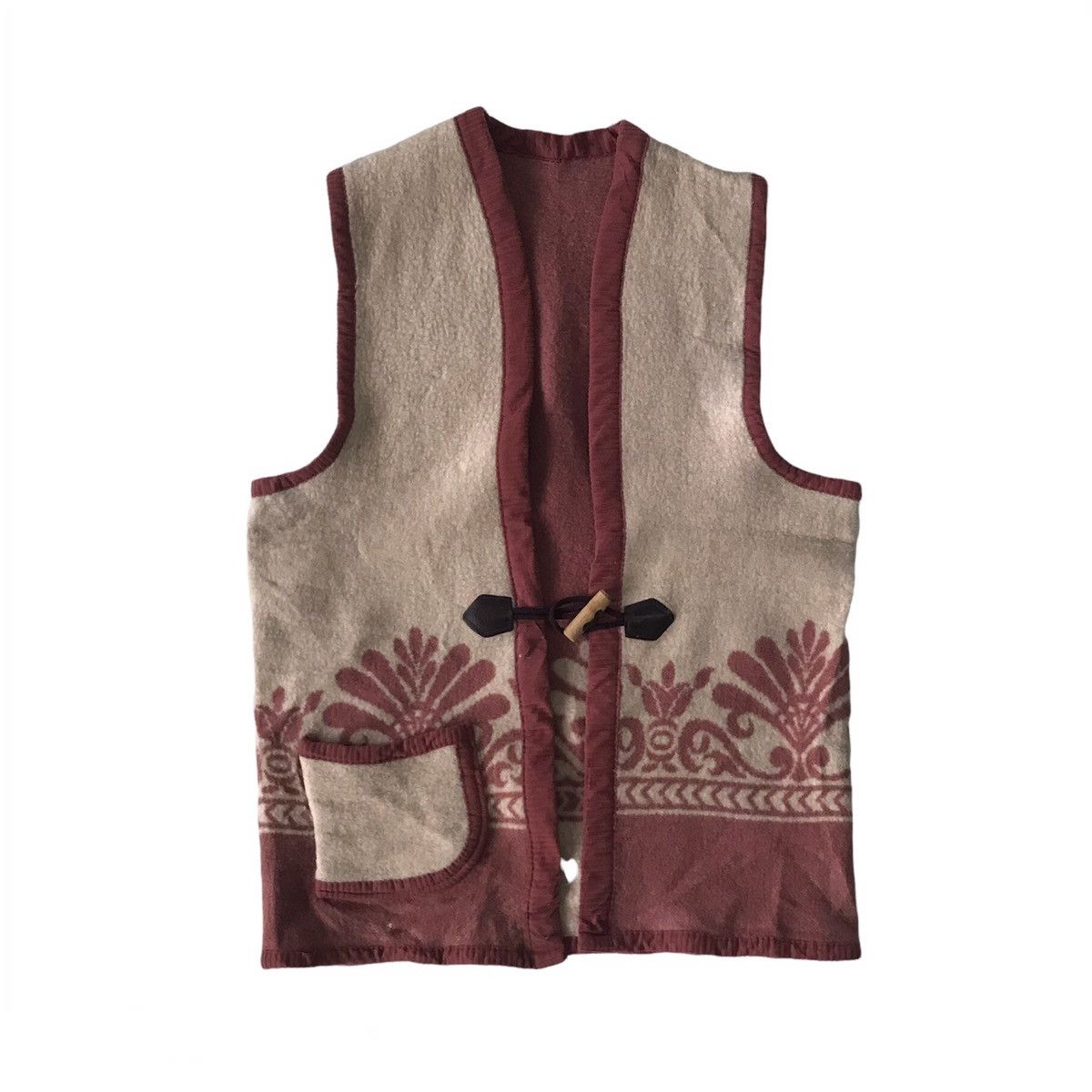 Art Comes First 💥Steals💥Japanese Art Vest Kimono Sleeveless Size US M / EU 48-50 / 2 - 1 Thumbnail