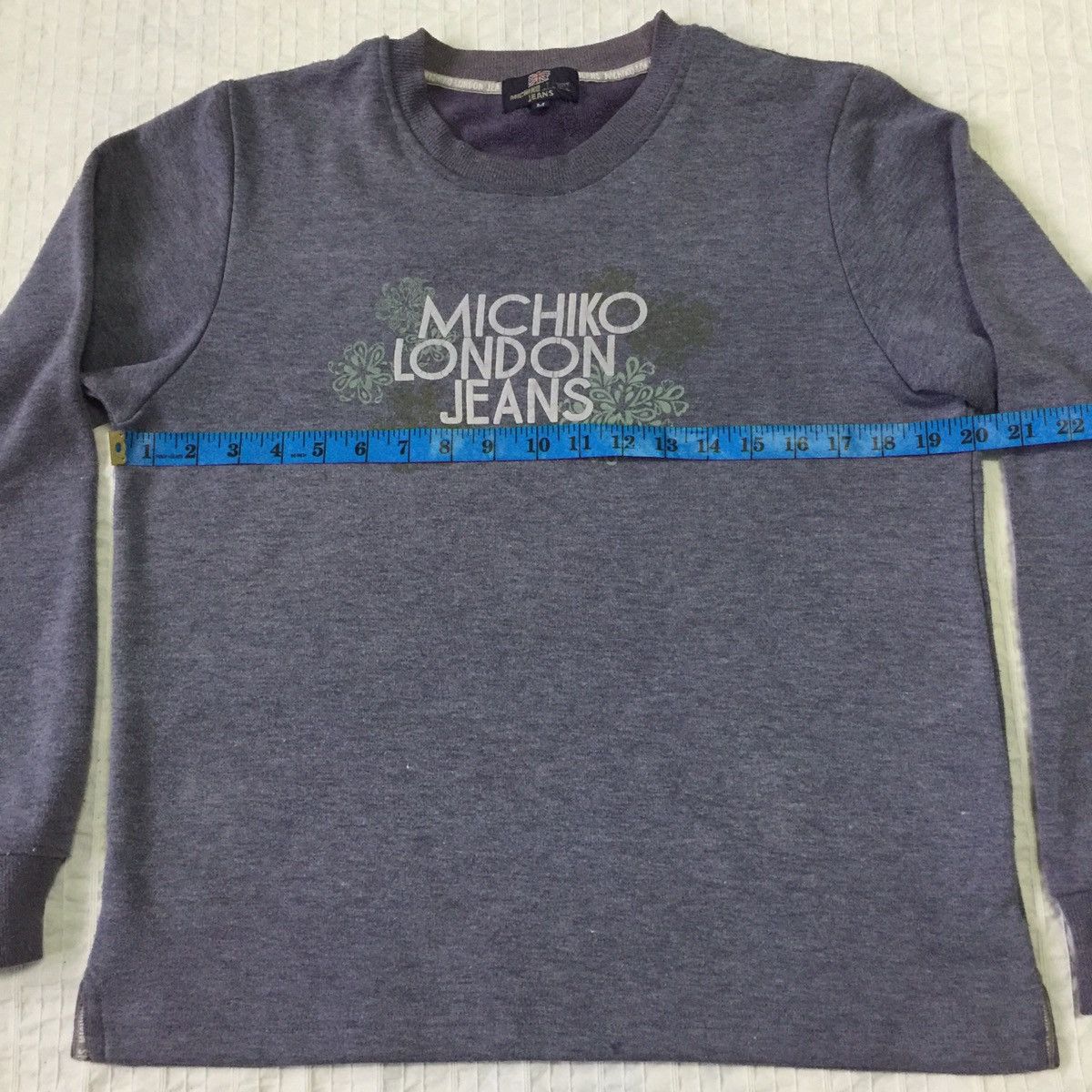 Japanese Brand MICHIKO LONDON JEANS Sweatshirt Spellout Big Logo Size US M / EU 48-50 / 2 - 11 Thumbnail
