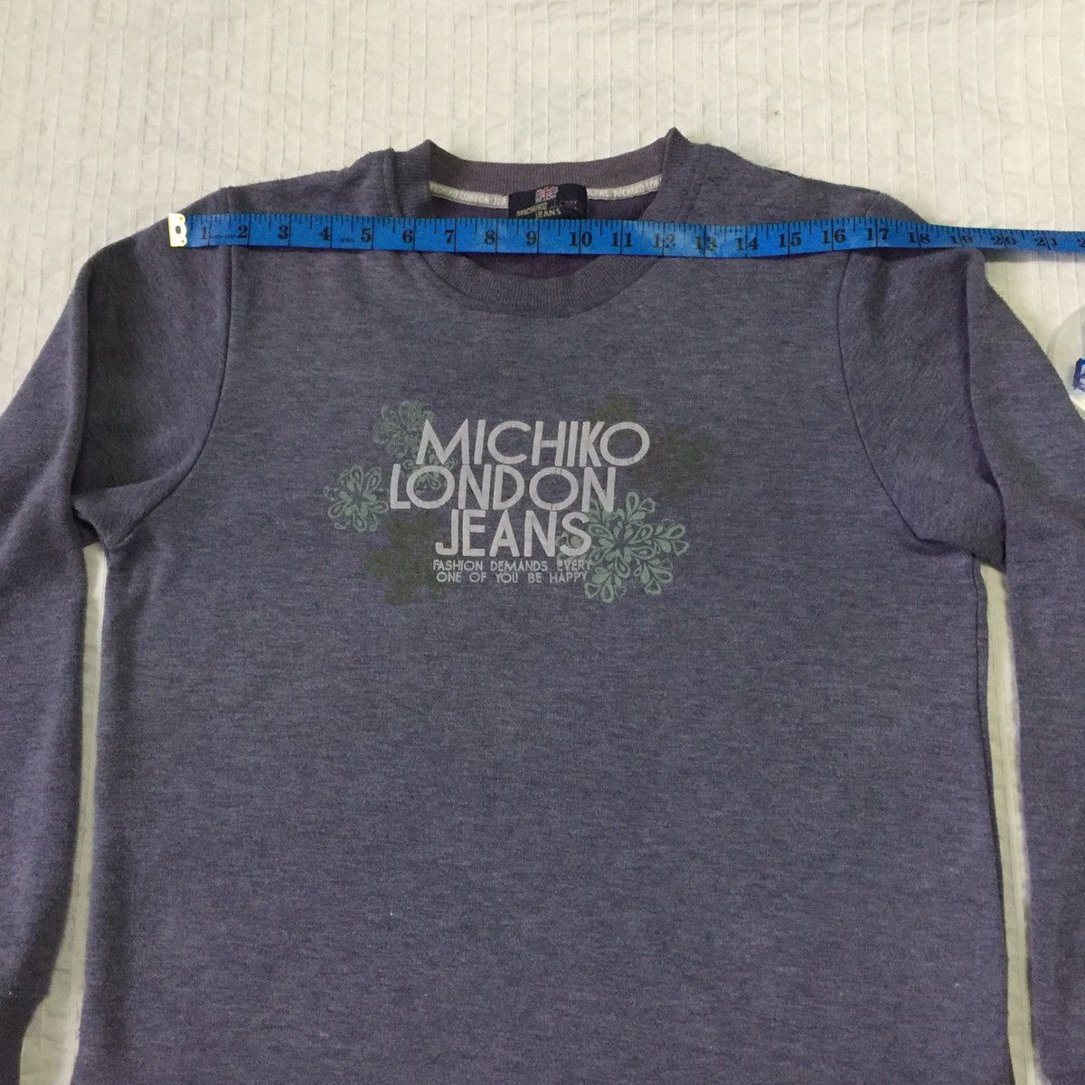 Japanese Brand MICHIKO LONDON JEANS Sweatshirt Spellout Big Logo Size US M / EU 48-50 / 2 - 12 Thumbnail