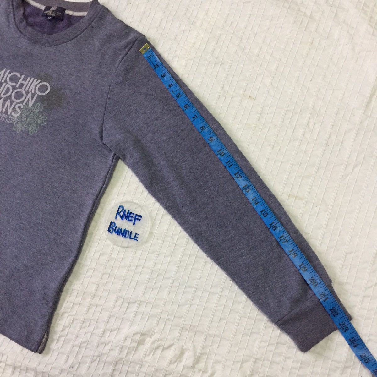 Japanese Brand MICHIKO LONDON JEANS Sweatshirt Spellout Big Logo Size US M / EU 48-50 / 2 - 14 Thumbnail