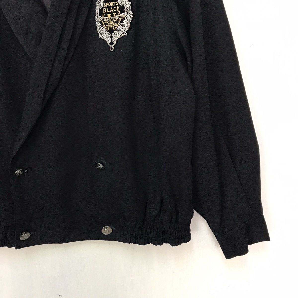 Japanese Brand 🔥 STEALS 🔥 Hopla UOMO Paris Black Sports Jacket Cardigan Size US L / EU 52-54 / 3 - 5 Thumbnail