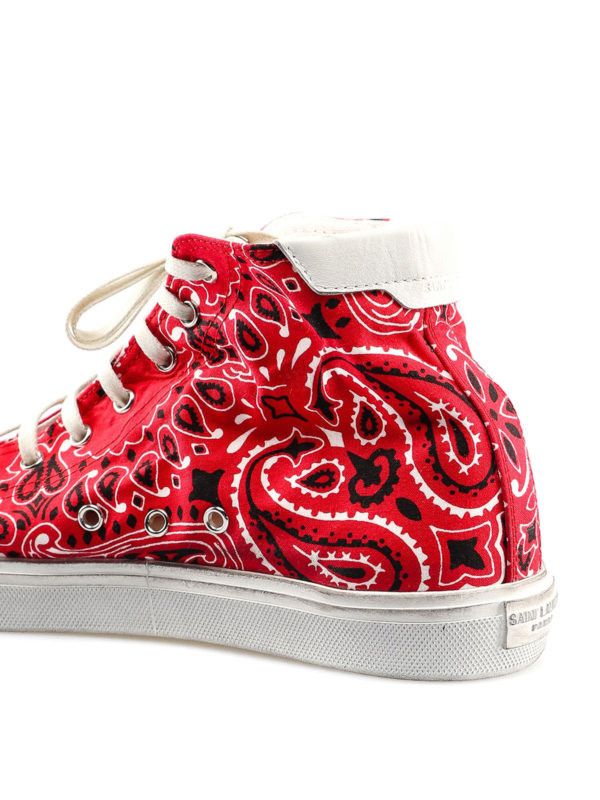 Saint Laurent Paris 55358296D106576 Sneakers in Rosso /Blance Optique Size US 12 / EU 45 - 4 Thumbnail
