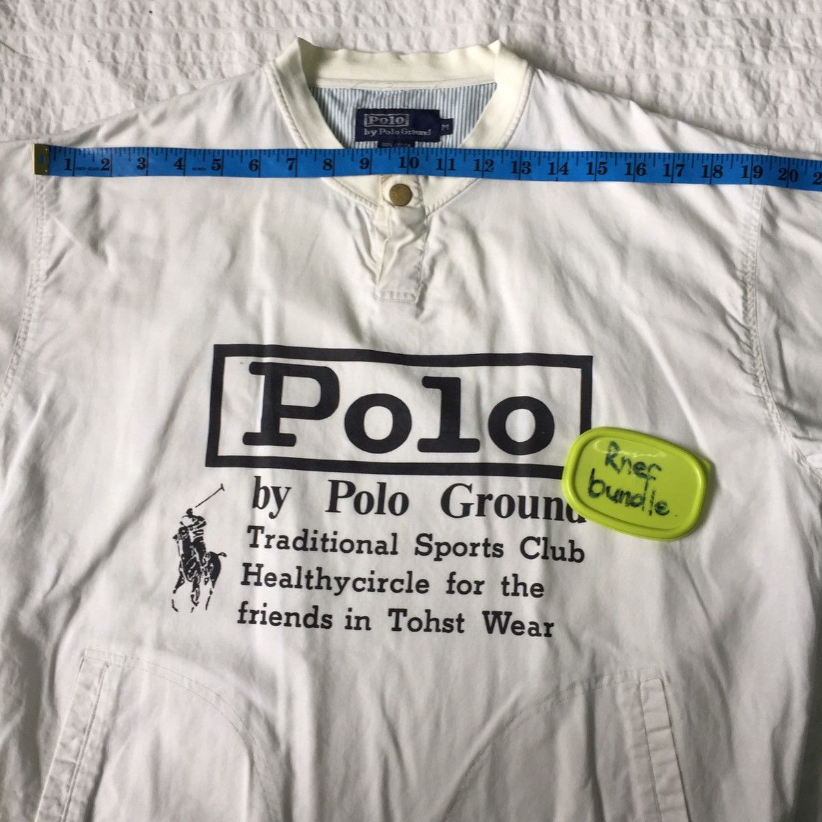 Japanese Brand Big logo Polo by polo ground tshirt Size US L / EU 52-54 / 3 - 10 Thumbnail