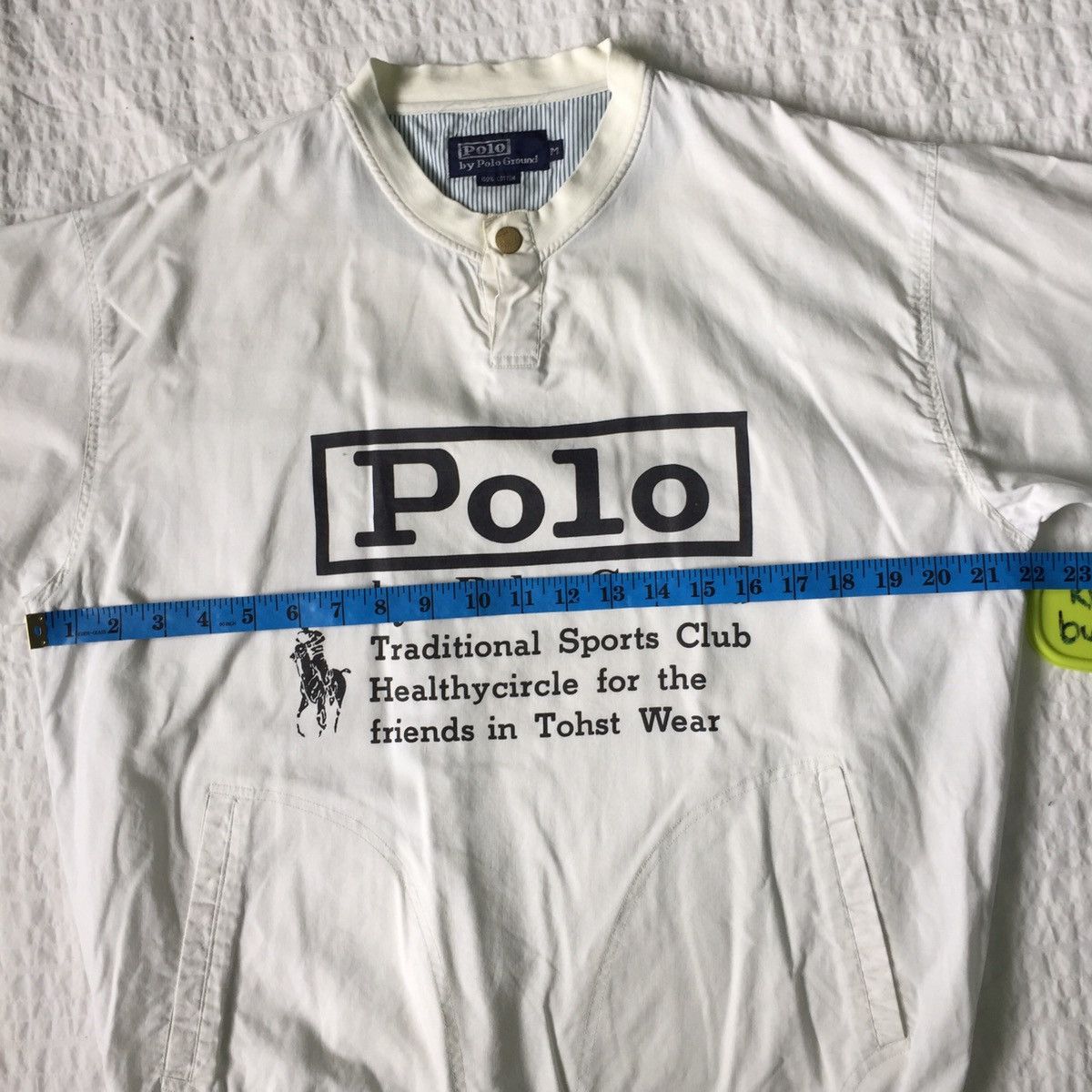 Japanese Brand Big logo Polo by polo ground tshirt Size US L / EU 52-54 / 3 - 9 Thumbnail