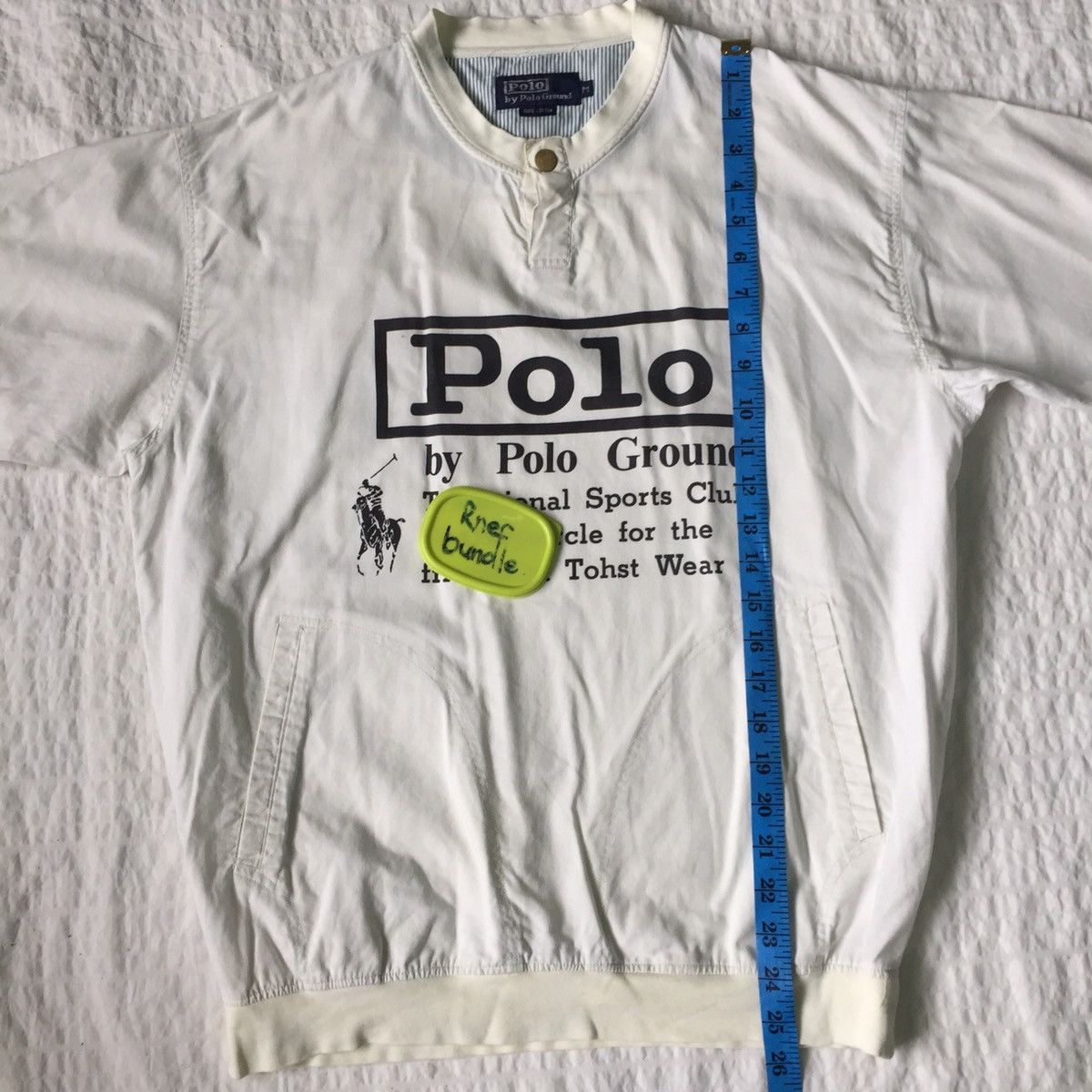Japanese Brand Big logo Polo by polo ground tshirt Size US L / EU 52-54 / 3 - 11 Thumbnail