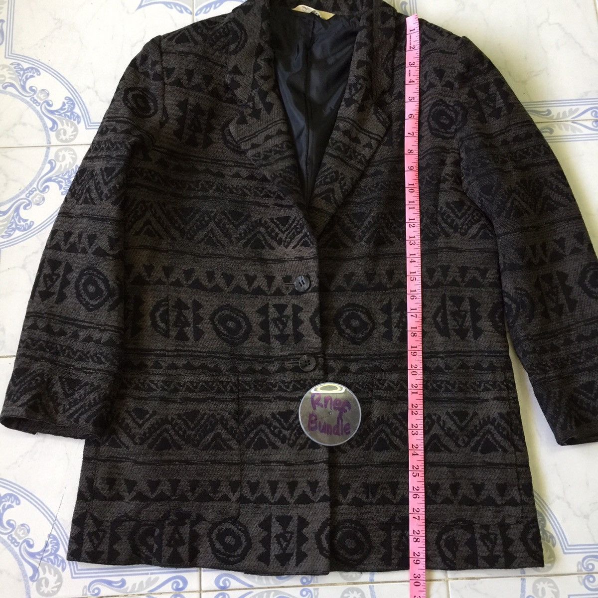 Japanese Brand Jacket blazer nice design material 40% wool made in Japan Size L / US 10 / IT 46 - 8 Thumbnail