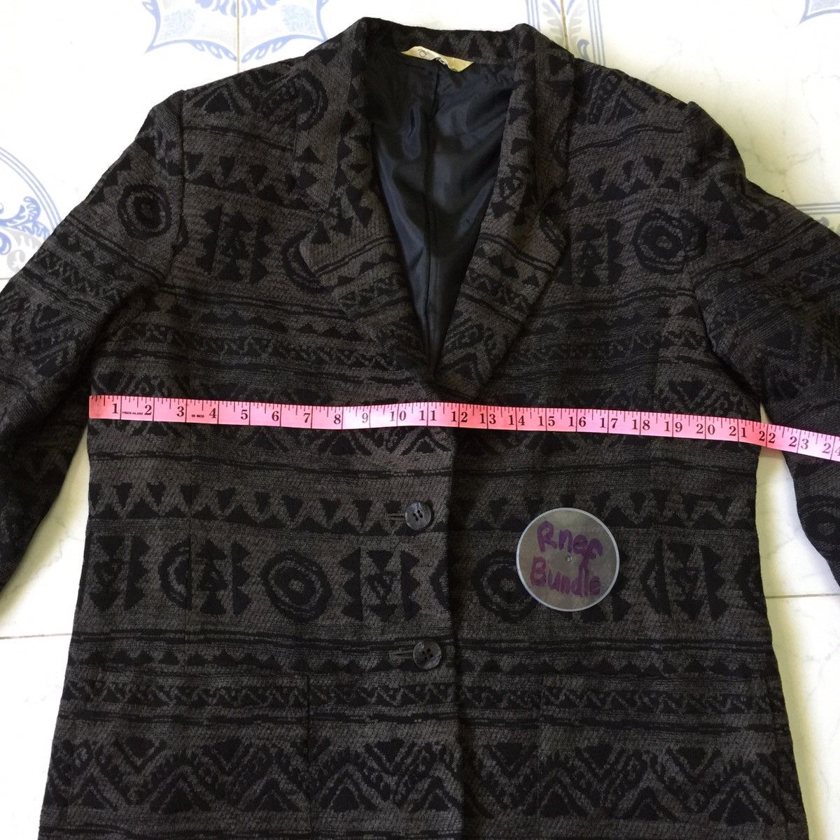 Japanese Brand Jacket blazer nice design material 40% wool made in Japan Size L / US 10 / IT 46 - 7 Thumbnail