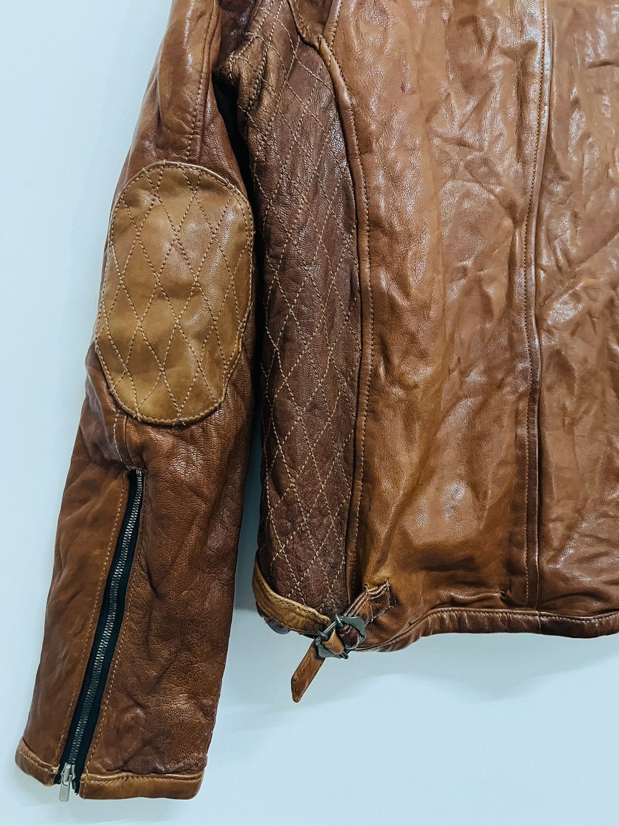 Japanese Brand Vintage Varde77 Riders Leather Jacket Size US M / EU 48-50 / 2 - 15 Thumbnail