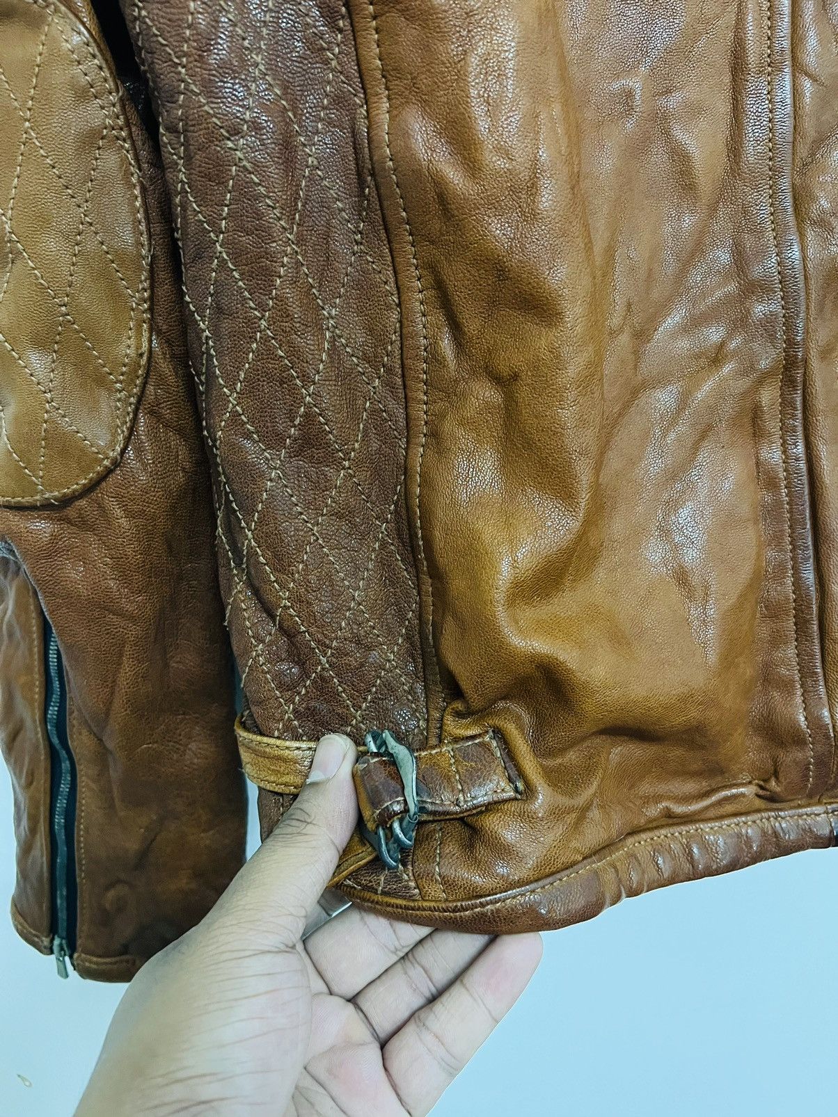 Japanese Brand Vintage Varde77 Riders Leather Jacket Size US M / EU 48-50 / 2 - 16 Thumbnail