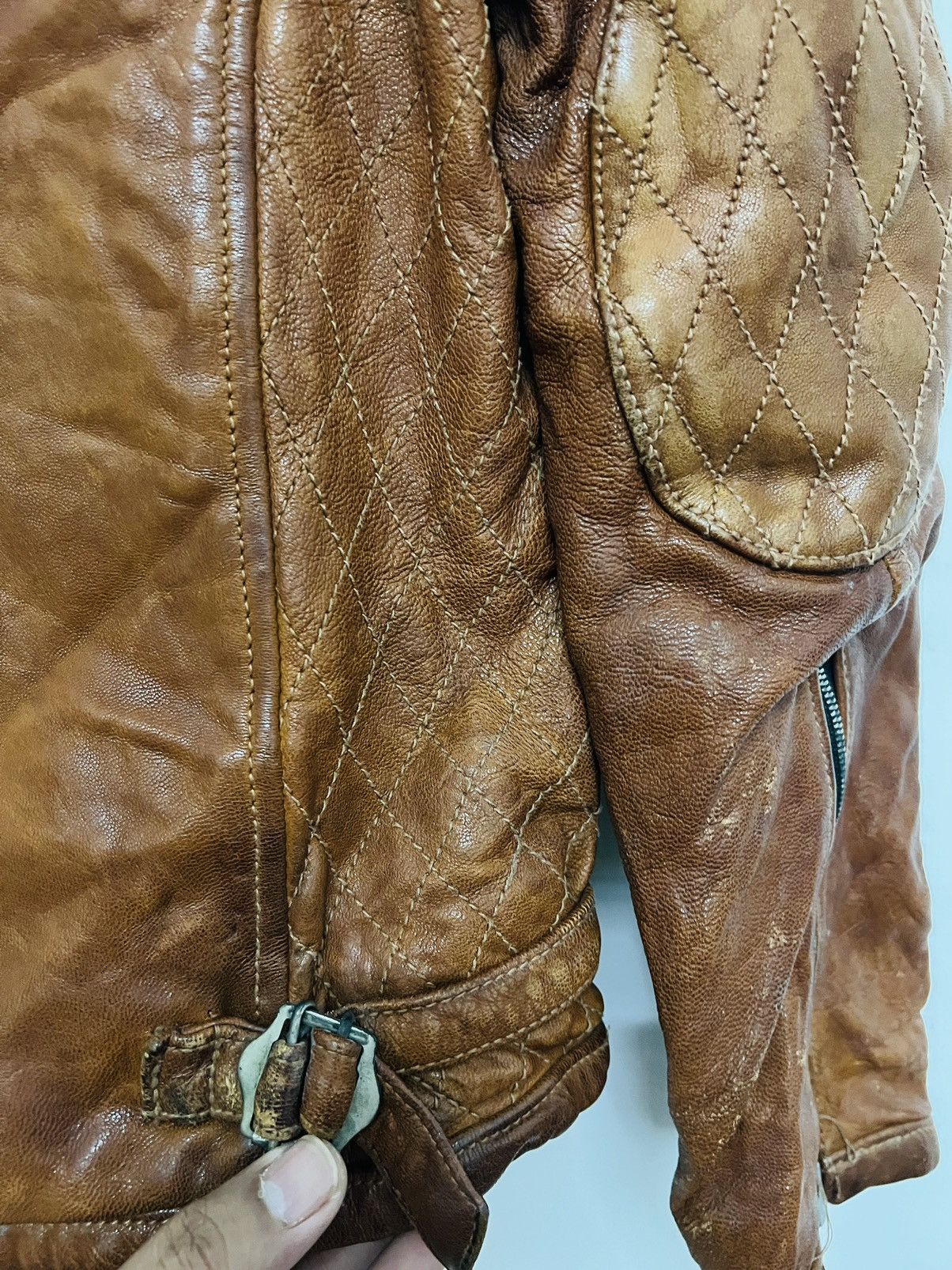 Japanese Brand Vintage Varde77 Riders Leather Jacket Size US M / EU 48-50 / 2 - 17 Thumbnail