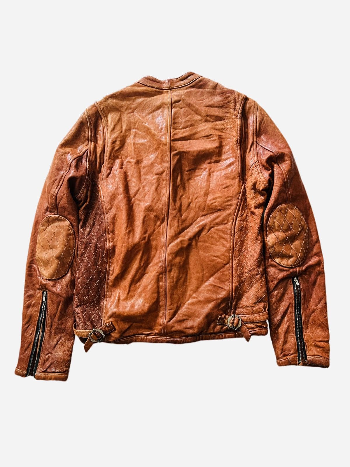 Japanese Brand Vintage Varde77 Riders Leather Jacket Size US M / EU 48-50 / 2 - 2 Thumbnail