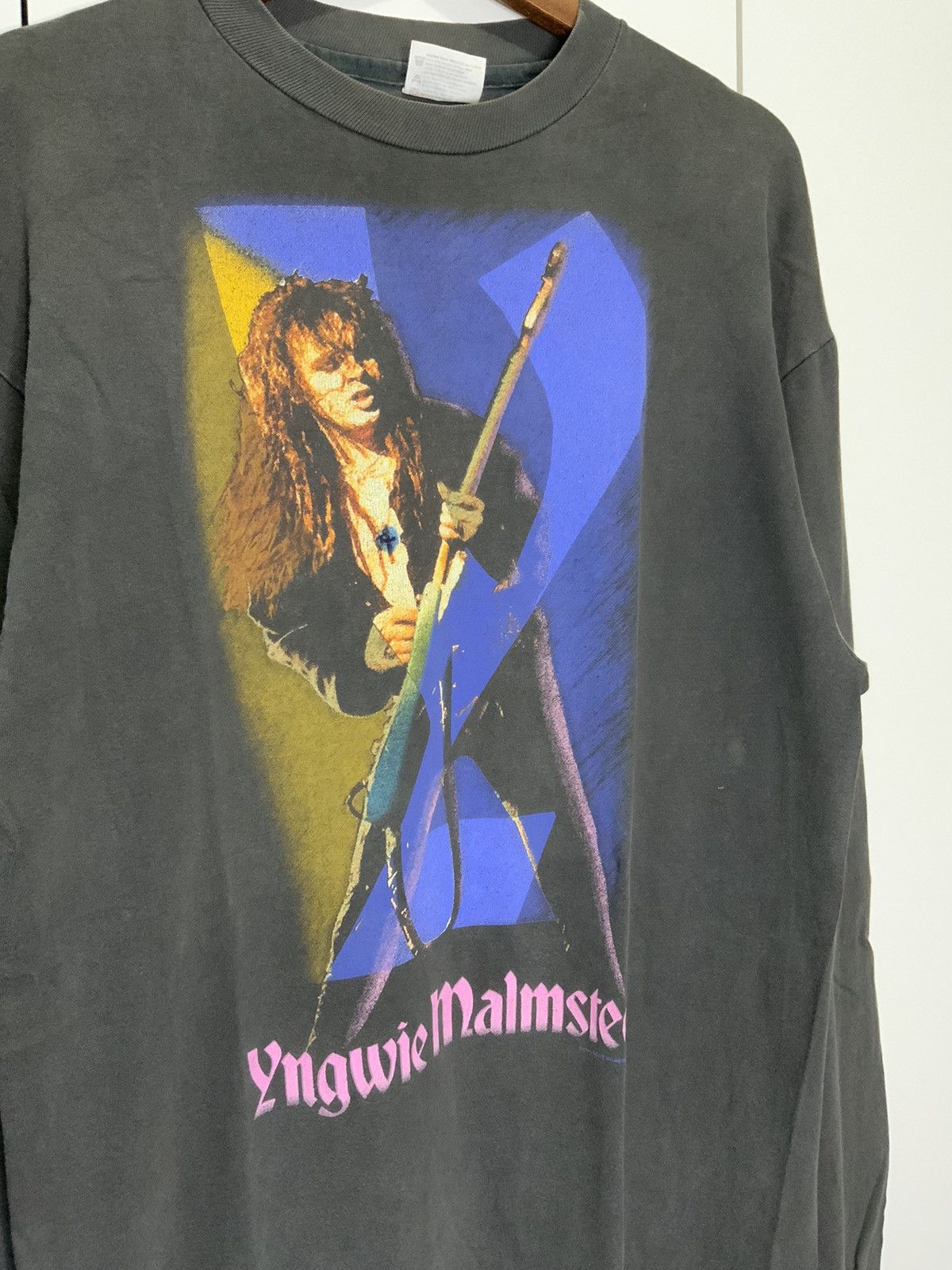 Band Tees Yngwie Malmsteen The Seventh Sign World Tour 1994 Vintage🔥 Size US L / EU 52-54 / 3 - 10 Thumbnail