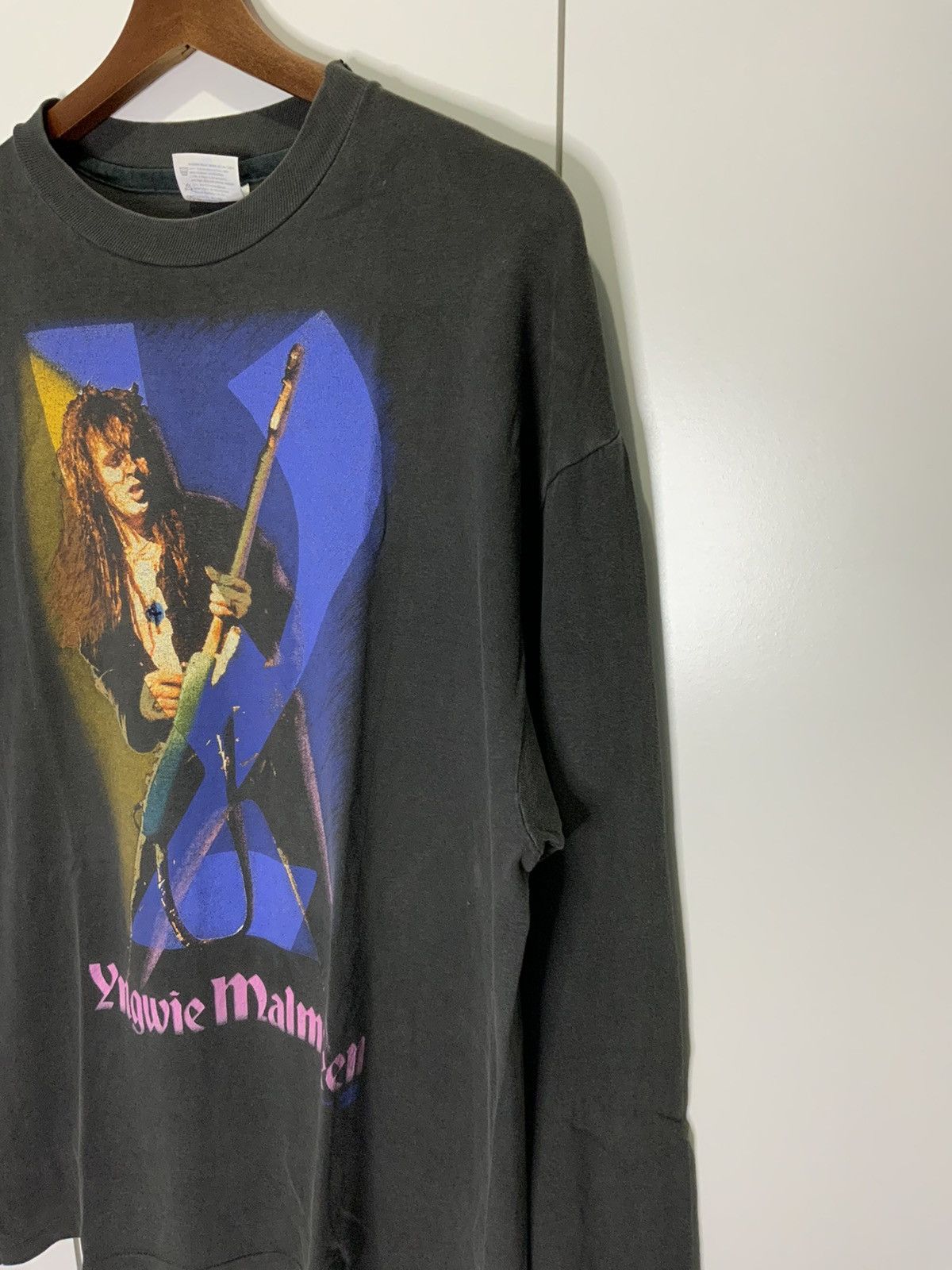 Band Tees Yngwie Malmsteen The Seventh Sign World Tour 1994 Vintage🔥 Size US L / EU 52-54 / 3 - 3 Thumbnail