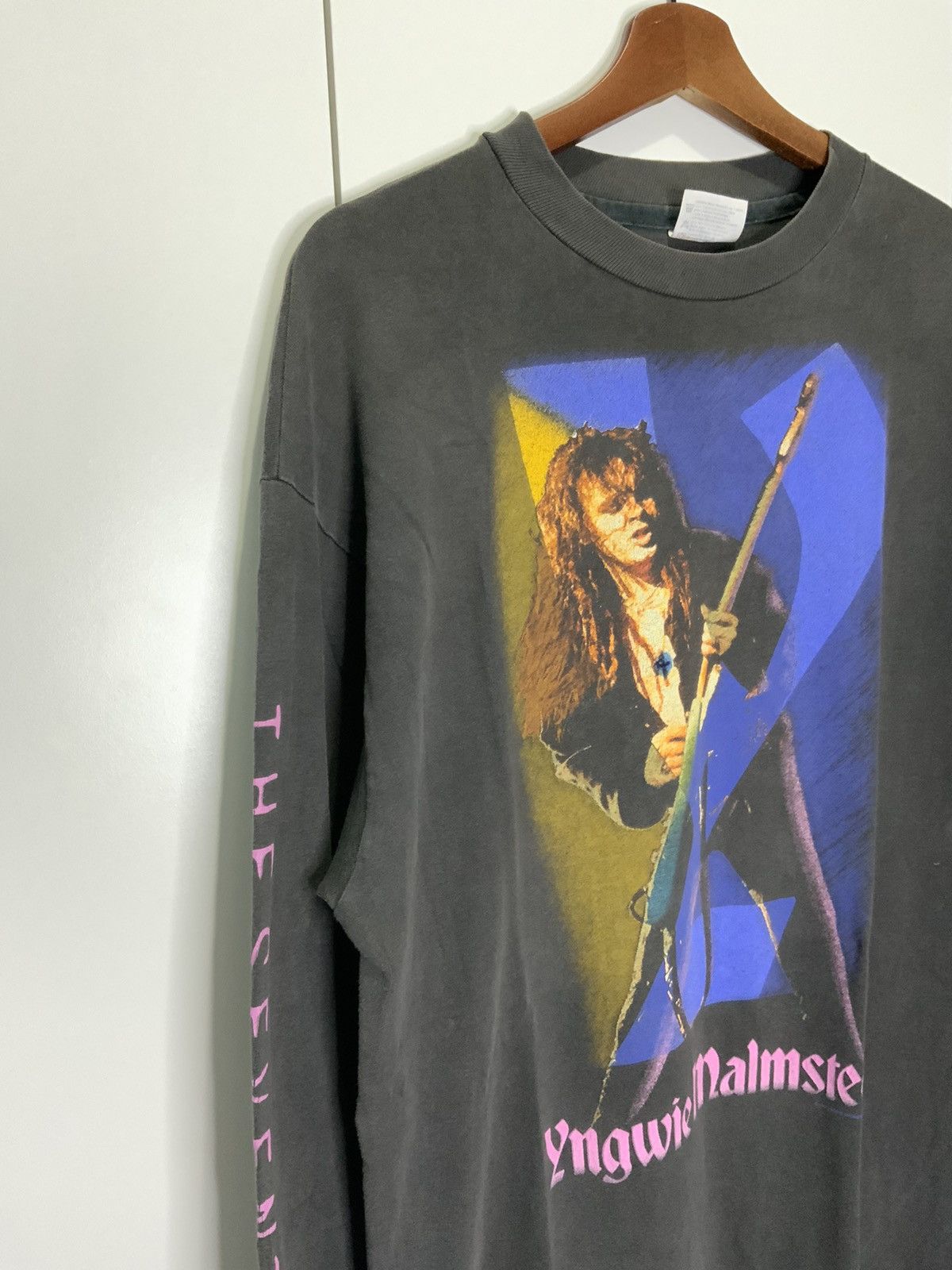 Band Tees Yngwie Malmsteen The Seventh Sign World Tour 1994 Vintage🔥 Size US L / EU 52-54 / 3 - 4 Thumbnail