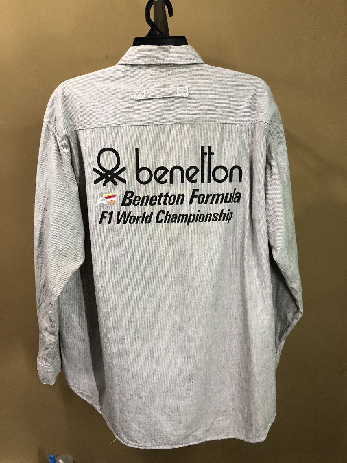 Vintage Benetton F1 World Championship Button Up Shirt