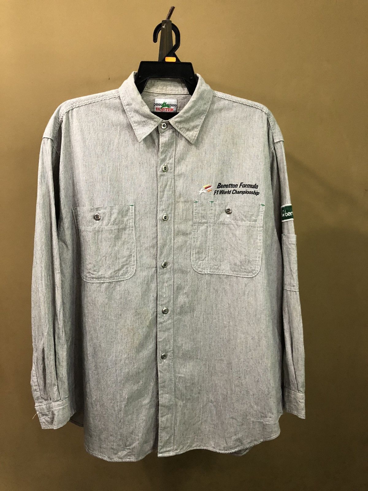 Vintage Benetton F1 World Championship Button Up Shirt