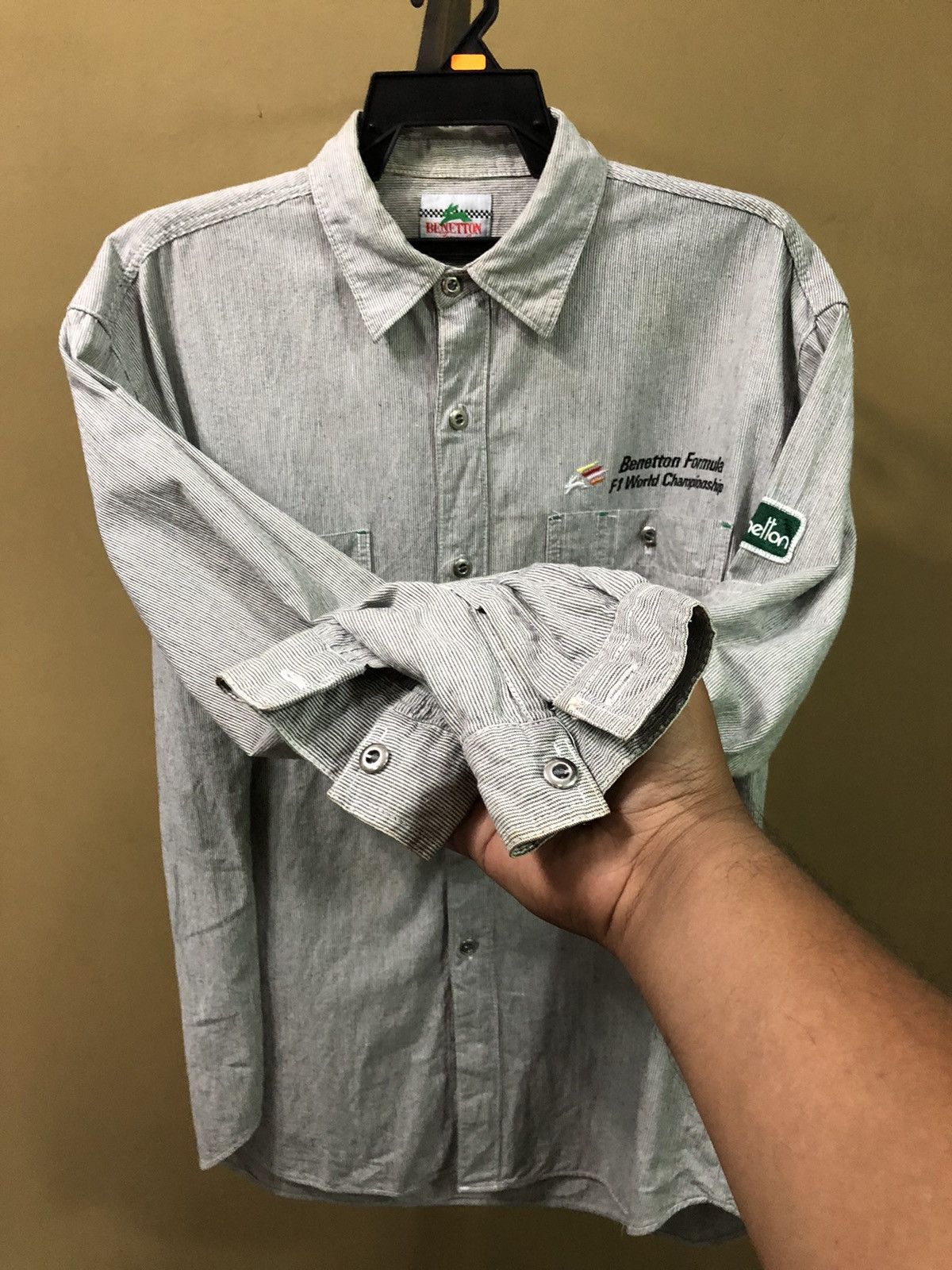 Vintage Benetton F1 World Championship Button Up Shirt