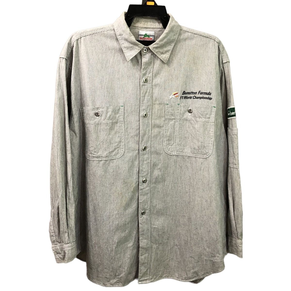 Vintage Benetton F1 World Championship Button Up Shirt
