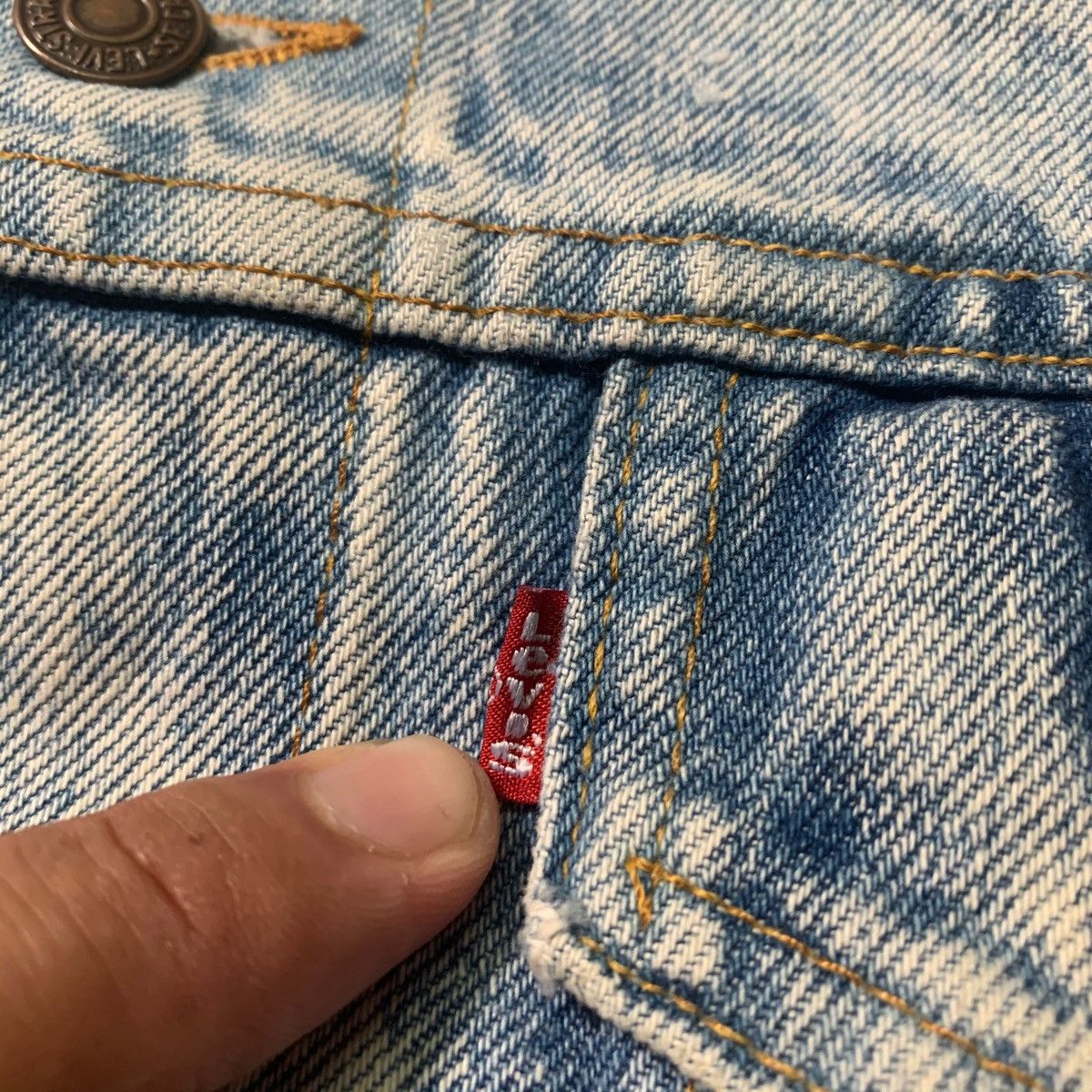 Levi's × Levi's Vintage Clothing Vintage Levi’s Acid Wash Denim Jacket Size US S / EU 44-46 / 1 - 3 Thumbnail
